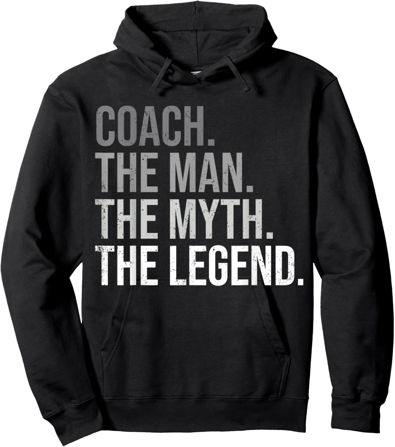 Coach The Man The Myth The Legend Best Coach Hoodie - Hoodie | Black