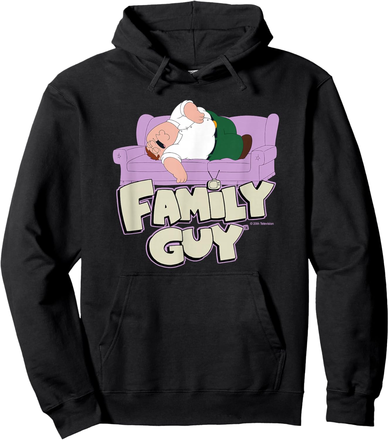Family Guy Peter Griffin Couch Nap Small Hoodie - Hoodie | Black