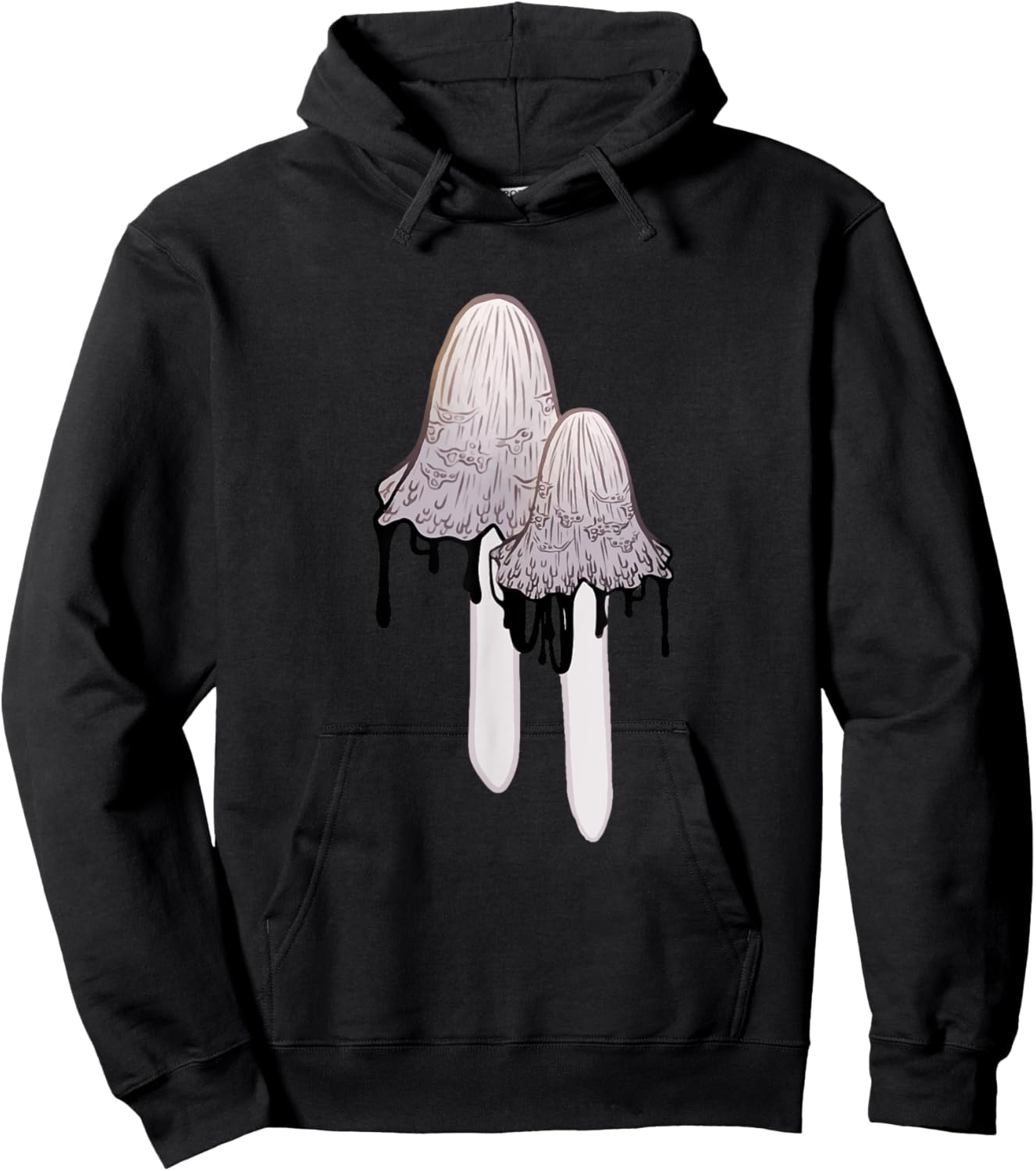 Inky Cap Ink Cap Foraging Mushrooms Hoodie - Hoodie | Black