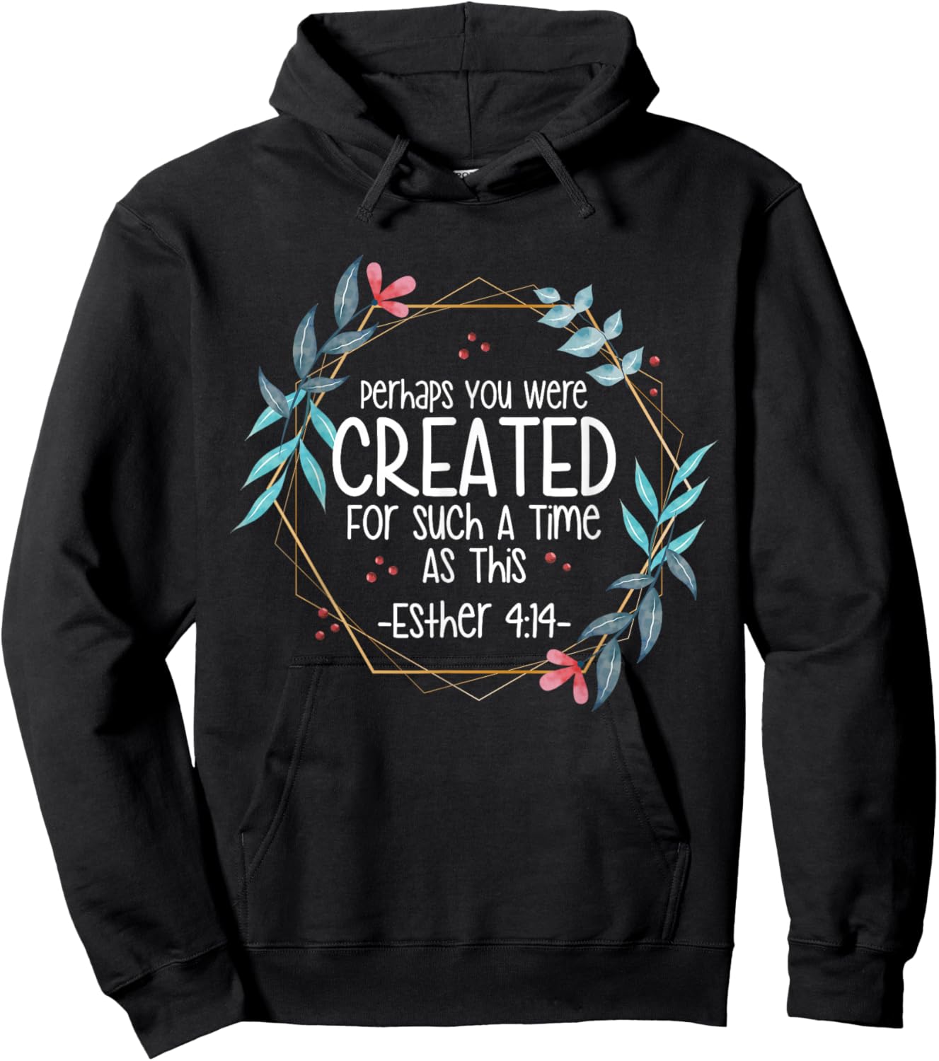 Christian Religious Esther 4 14 Hoodie - Hoodie | Black
