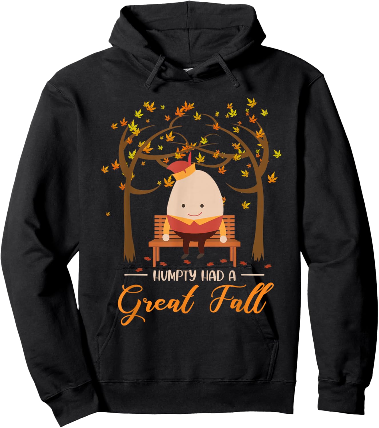 Nursery Rhymes for Kids or Humpty Dumpty sat on a Wall Hoodie - Hoodie | Black