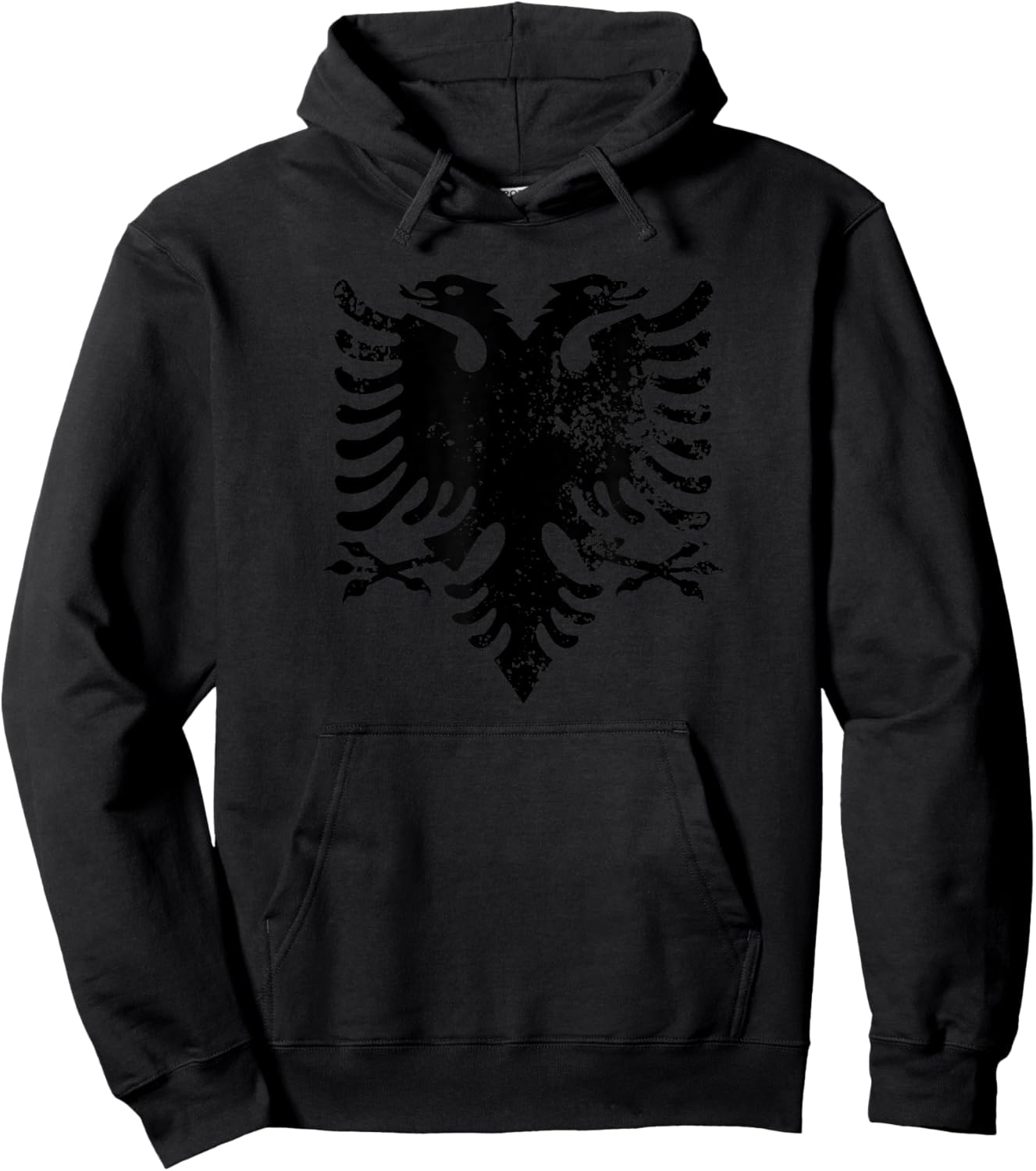Albanian Shirt Eagle Albania Flag Hoodie - Hoodie | Black