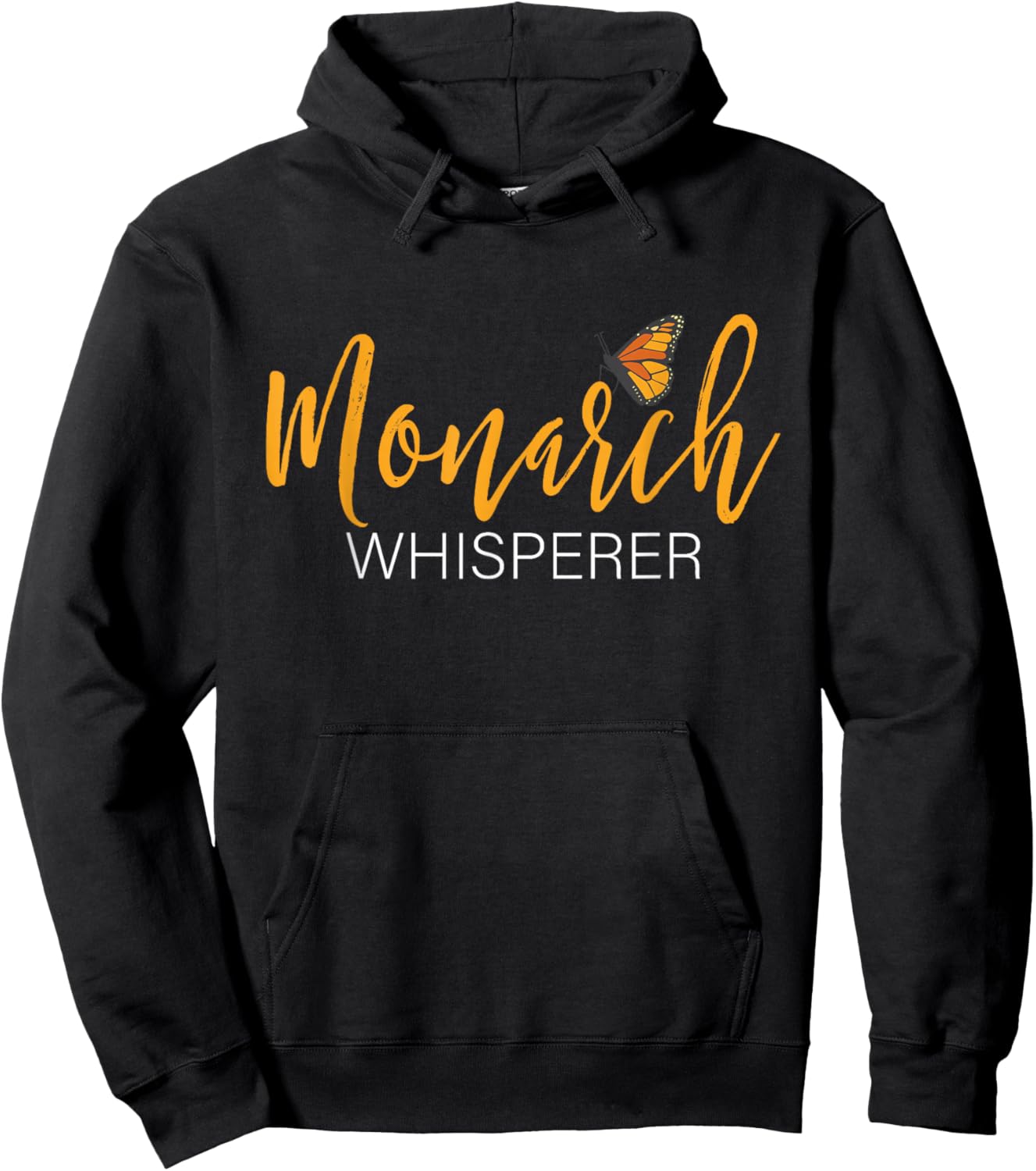 Monarch Whisperer - Butterfly Lover Butterflies Entomologist Hoodie - Hoodie | Black