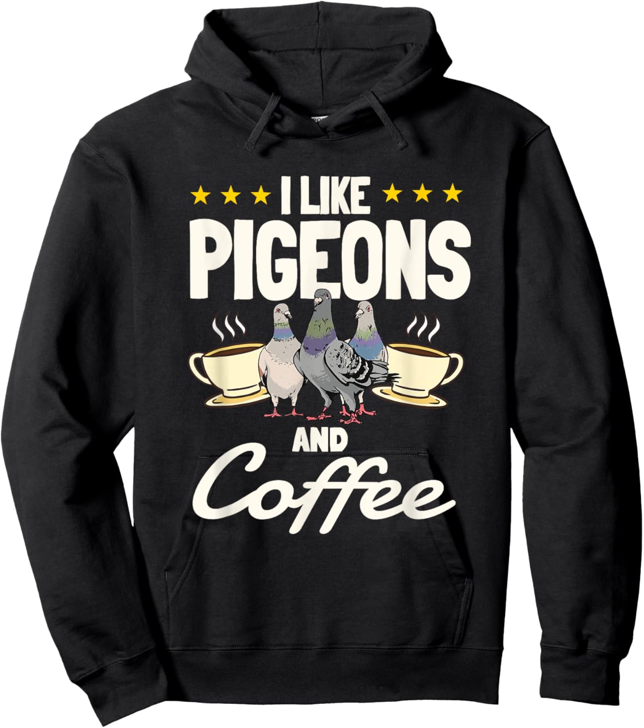 Homing Pigeons Racing Coffee Lover Hoodie - Hoodie | Black