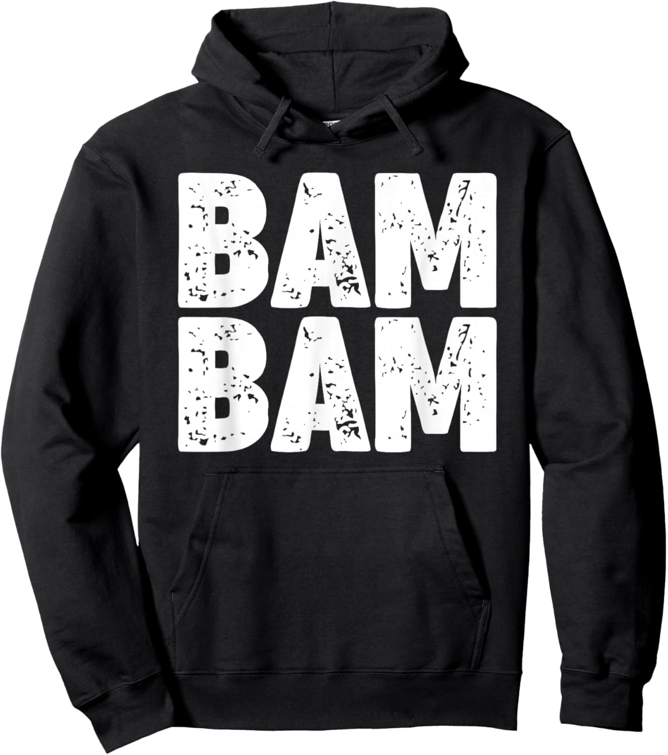 Miftees -Youth Black Small Classic Fit Bam Bam Hoodie - Hoodie | Black