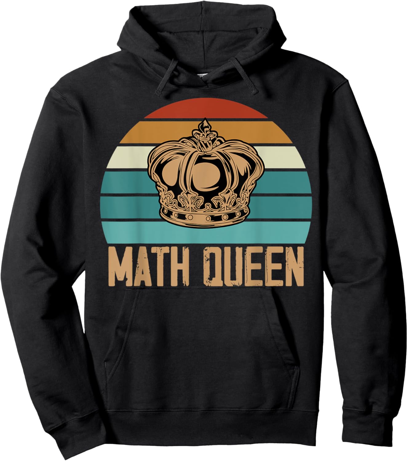 Funny Math Queen Mathematics Girl Hoodie - Hoodie | Black