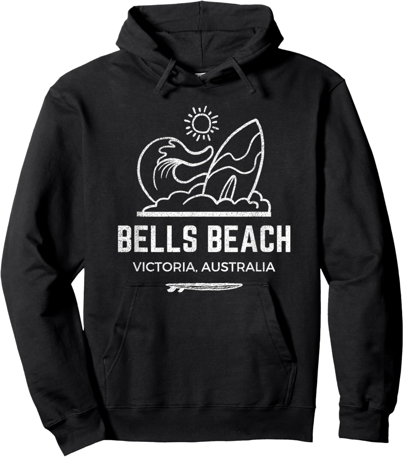 Bells Beach Shirt Australia Surfing Surf Break Hoodie - Hoodie | Black