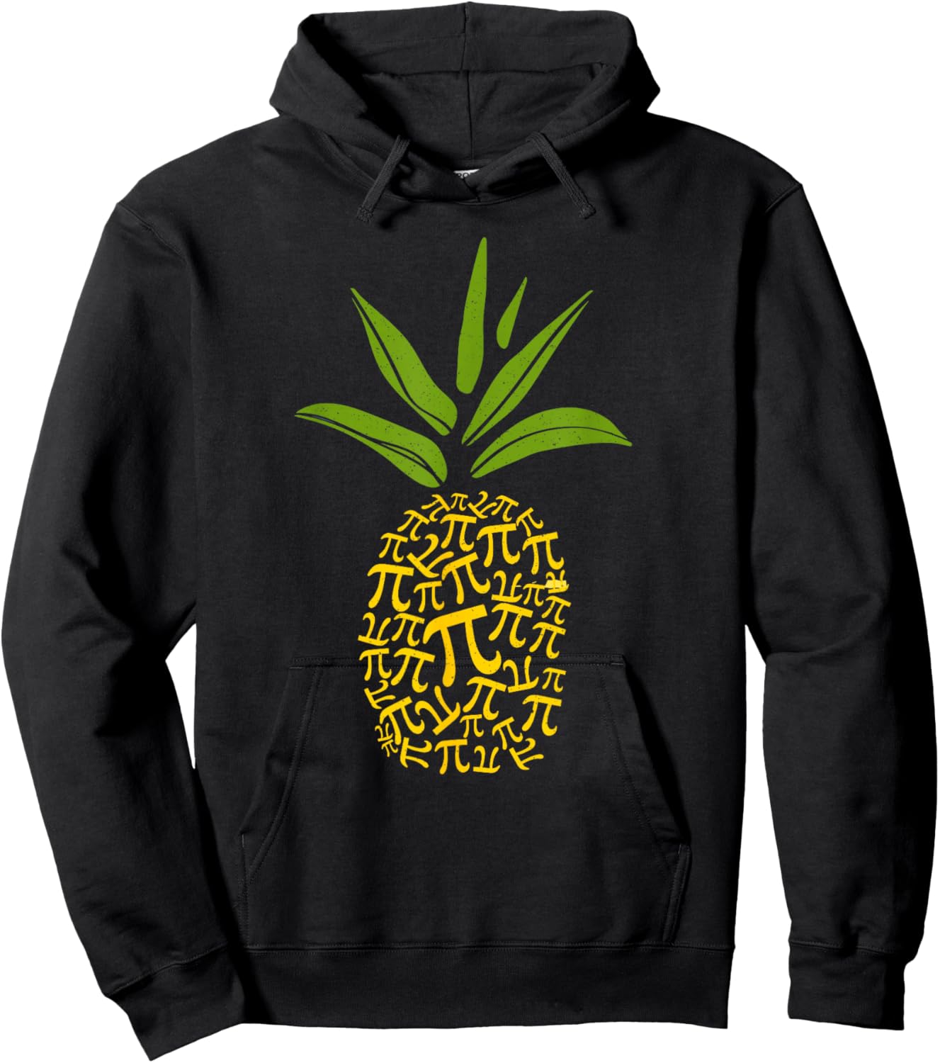 Happy Pie Day Cute Pi Pineapple 3.14 Funny STEM Math Teacher Hoodie - Hoodie | Black