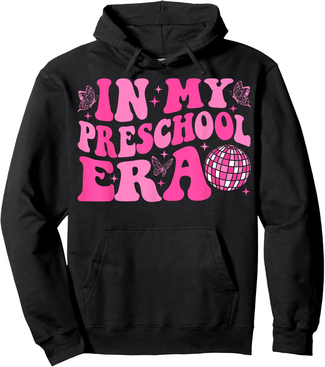 Groovy In My Preschool Era Back To School Teacher Hoodie - Hoodie | Black