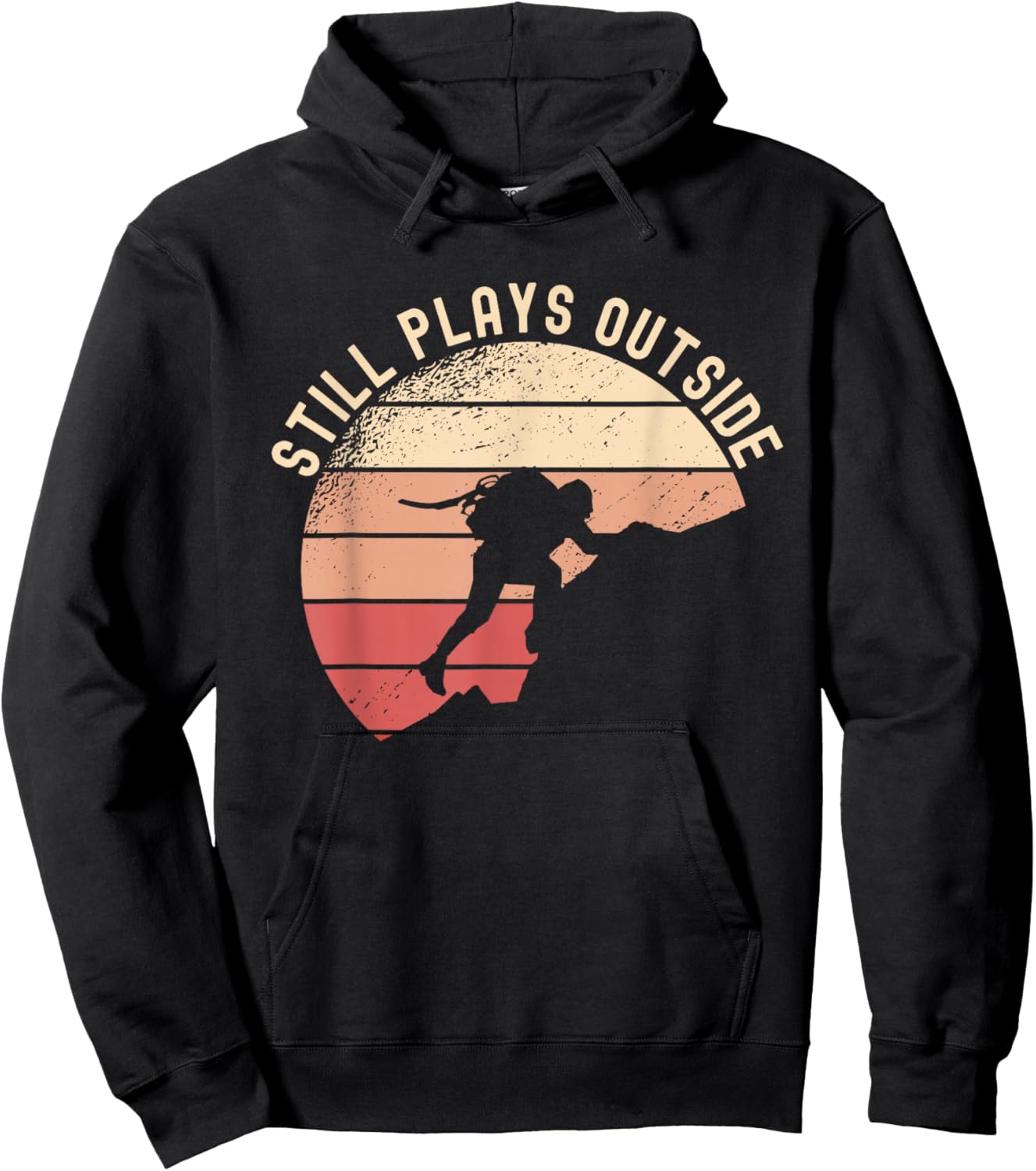 Still Plays Outside Rock Climbing Hoodie - Hoodie | Black