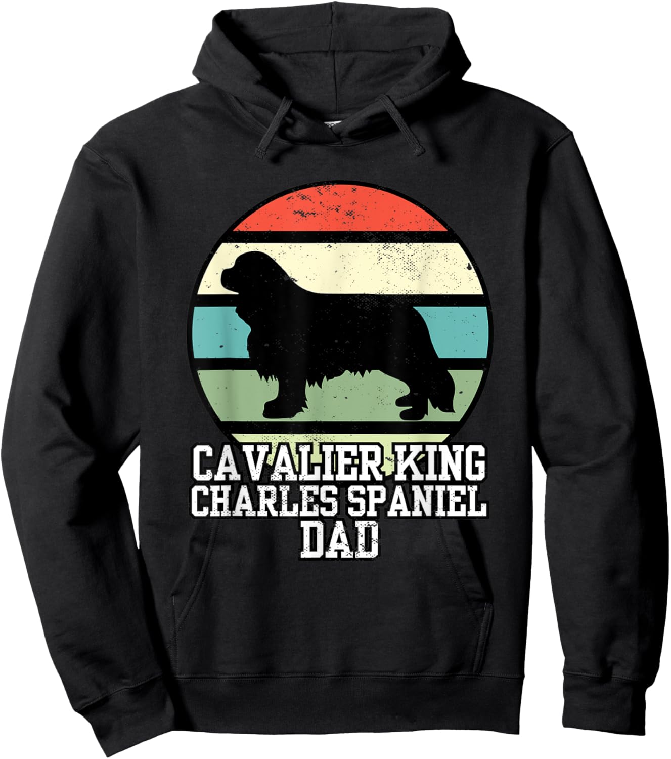 Cavalier King Charles Spaniel Dad I Cavalier King Charles Hoodie - Hoodie | Black