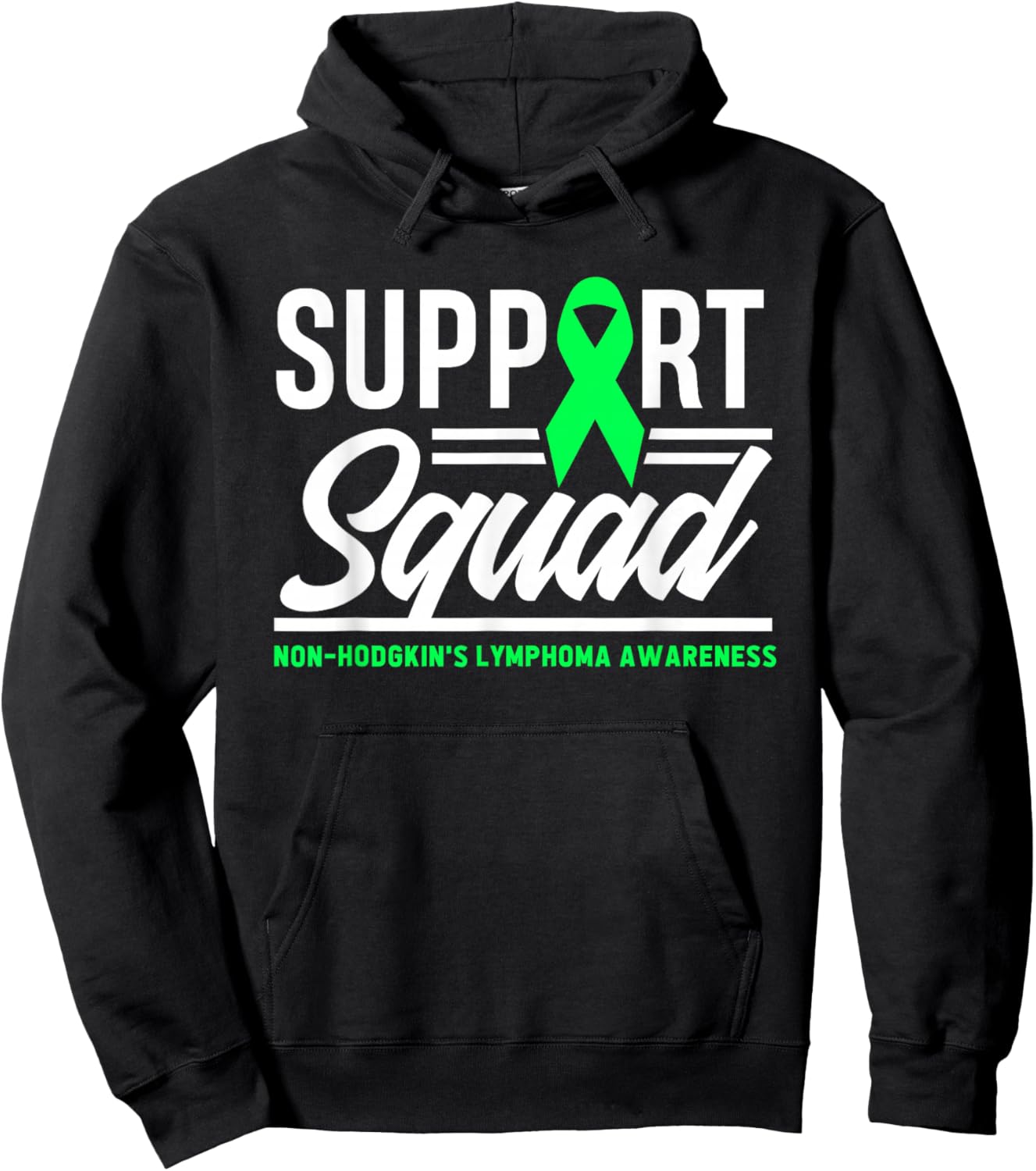 Support Squad Non-Hodgkin Lymphoma Warrior Hoodie - Hoodie | Black