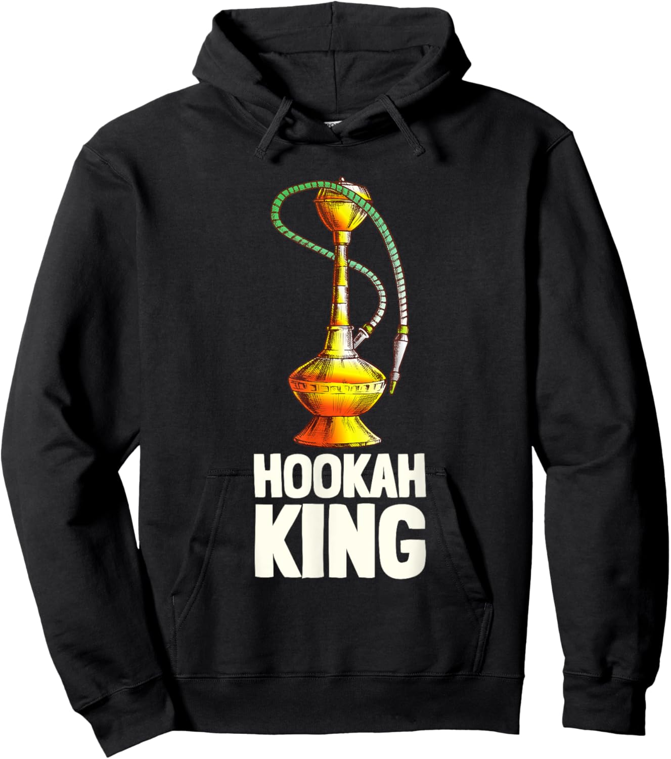 Hookah Bar And Waterpipe - Hookah King Hoodie - Hoodie | Black