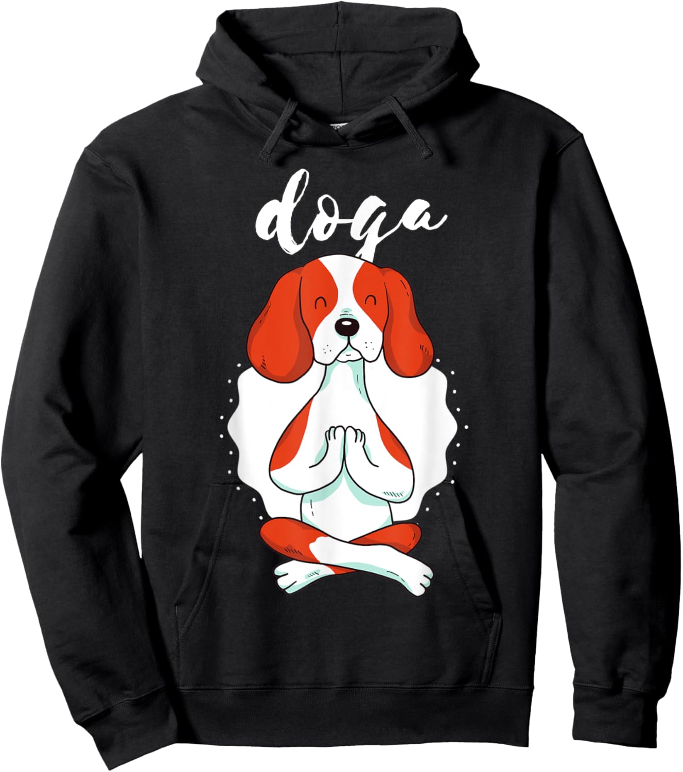 Meditation Yoga Dog Shirt Doga Sport Dog Yoga Doga Men Women Hoodie - Hoodie | Black