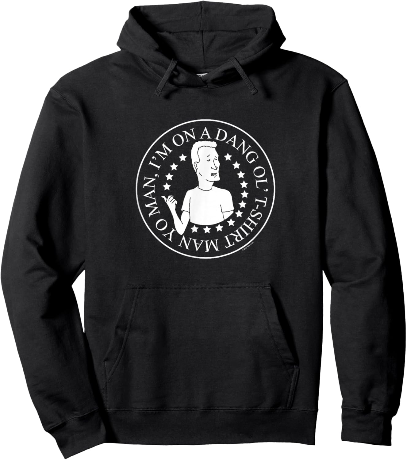 King of The Hill Boomhauer Dang Ol' Cartoon Hoodie - Hoodie | Black