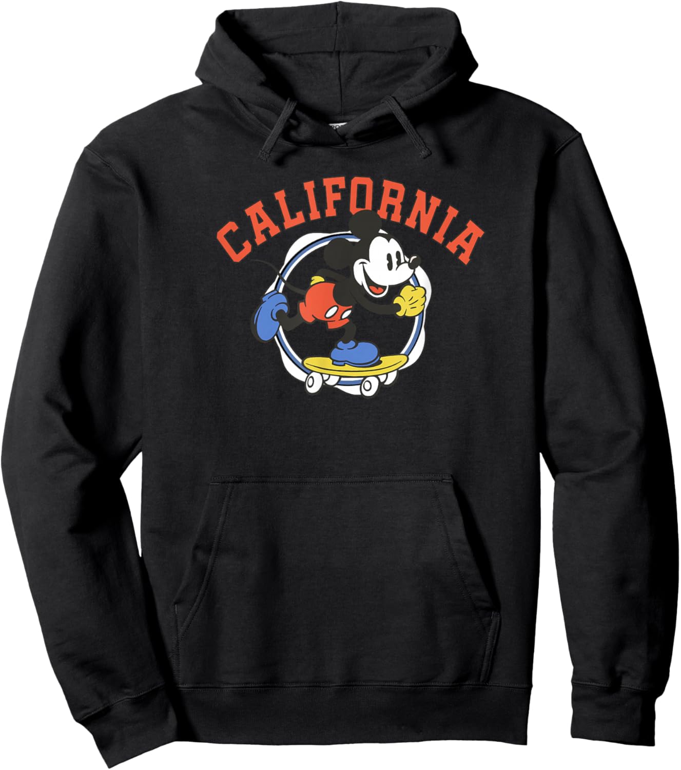 Disney Mickey and Friends Mickey California Skating Hoodie - Hoodie | Black