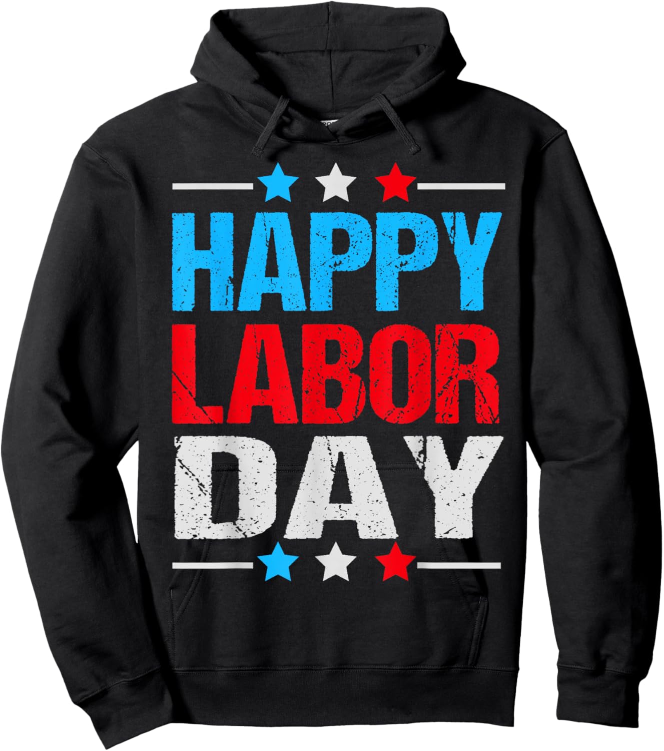 Happy Labor Day Shirt Patriot Happy Labor Day Men Women Kids Hoodie - Hoodie | Black