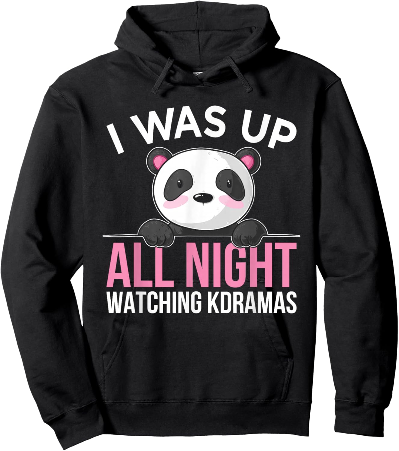 K-Drama Kdrama Korean TV Show Fans Cute Panda Hoodie - Hoodie | Black