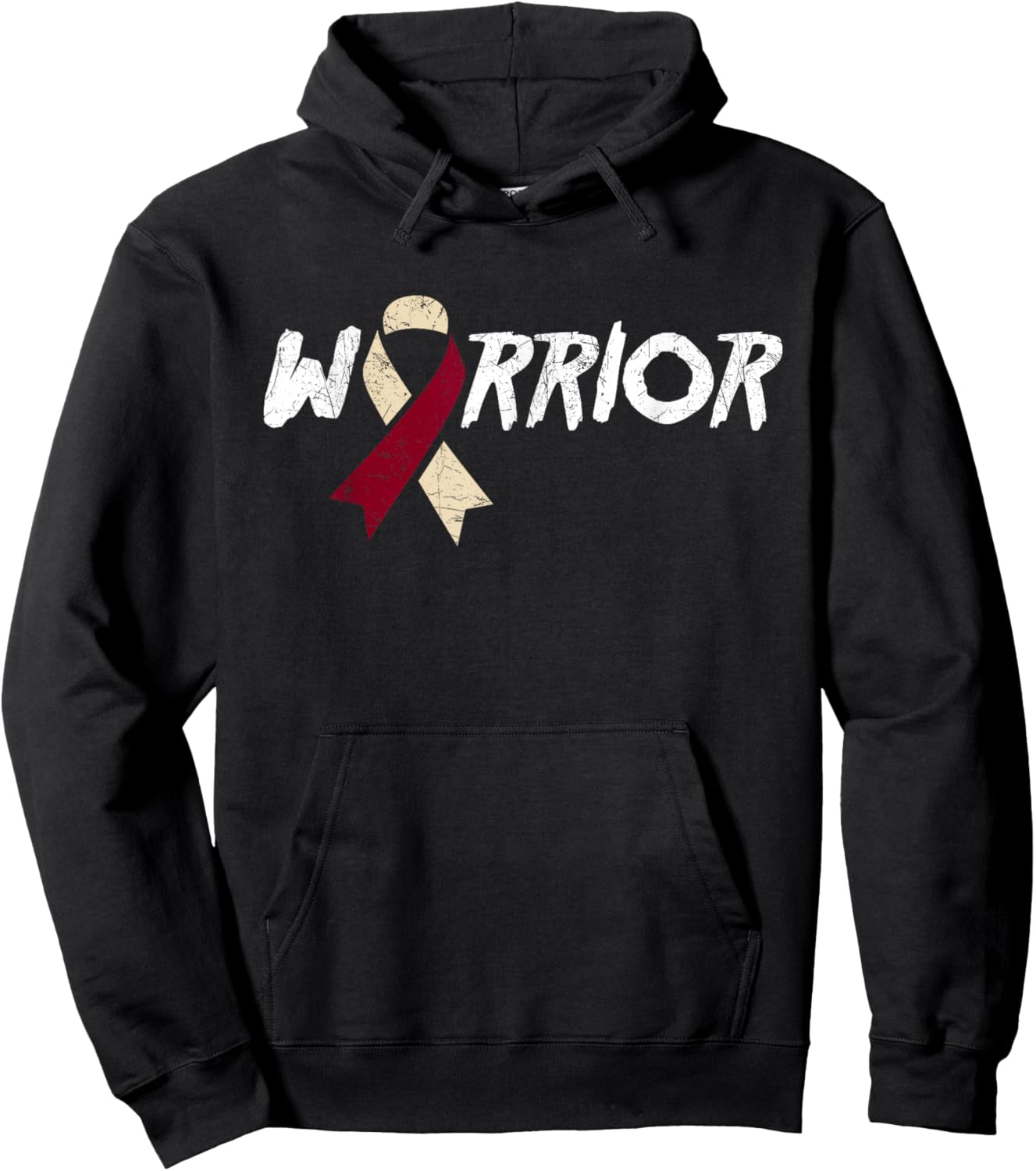 Throat Cancer Oral, Head & Neck Cancer Warrior Fighter Hoodie - Hoodie | Black