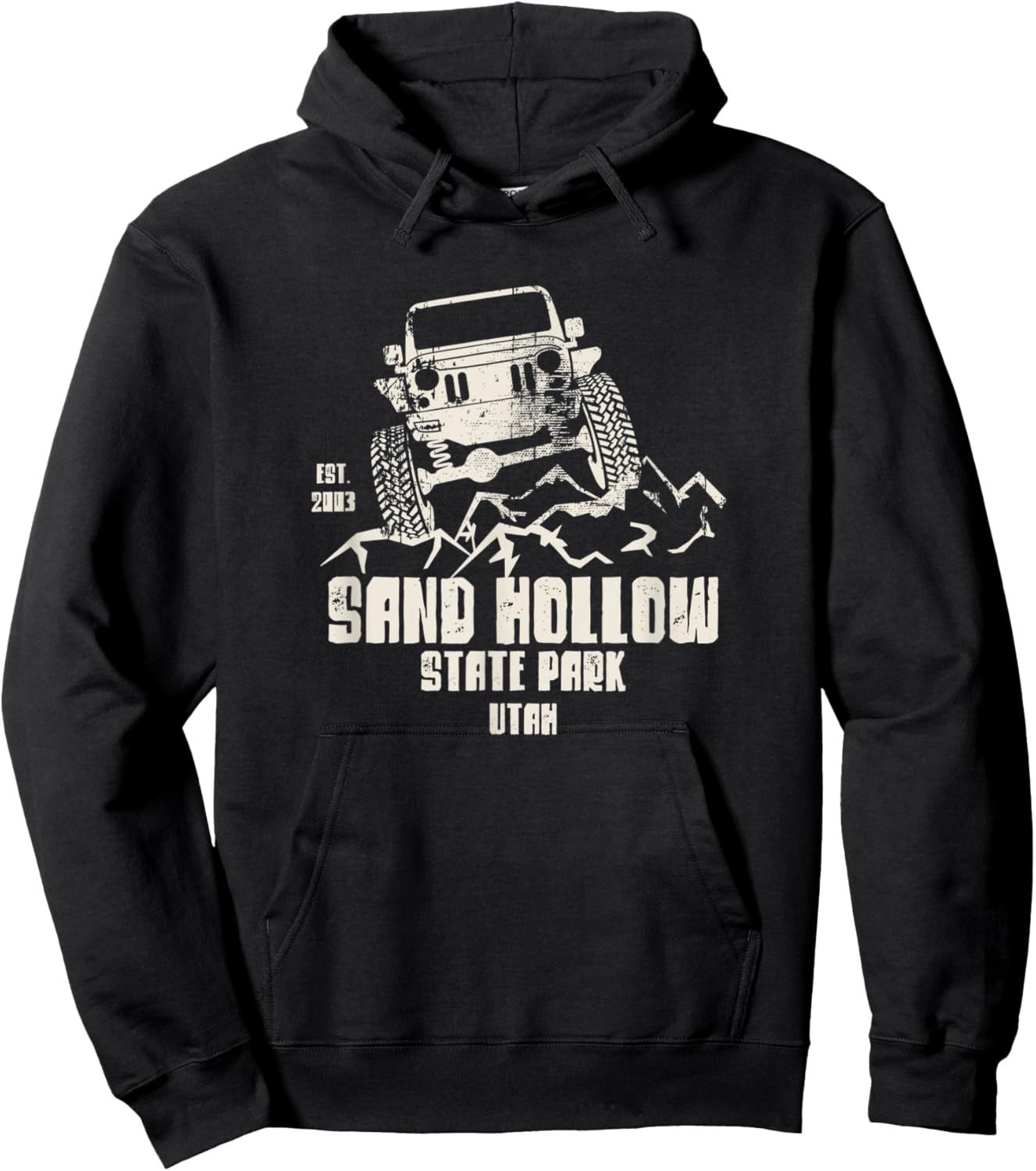 SAND HOLLOW STATE PARK cool design Hoodie - Hoodie | Black