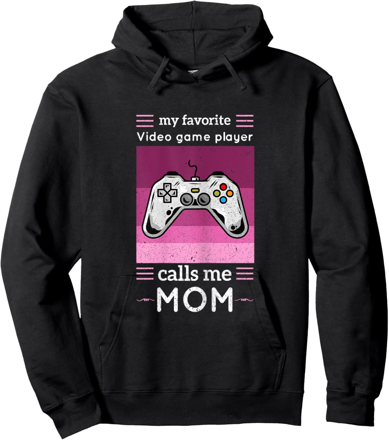 My Favorite Video Game Player Calls Me Mom Shirt Video Game Hoodie - Hoodie | Black