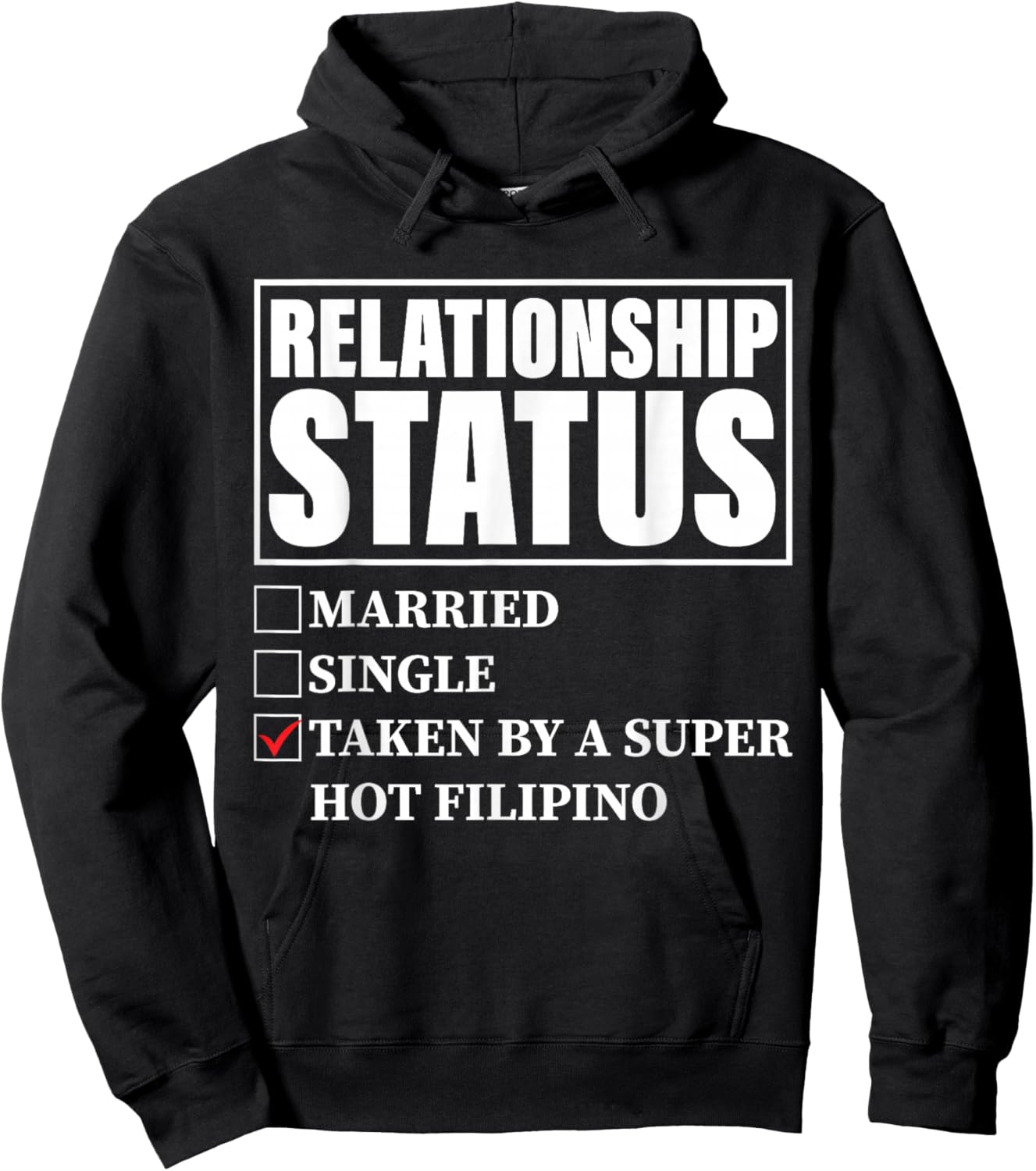 Philippines Relationship - Taken By Super Hot Filipino Hoodie - Hoodie | Black