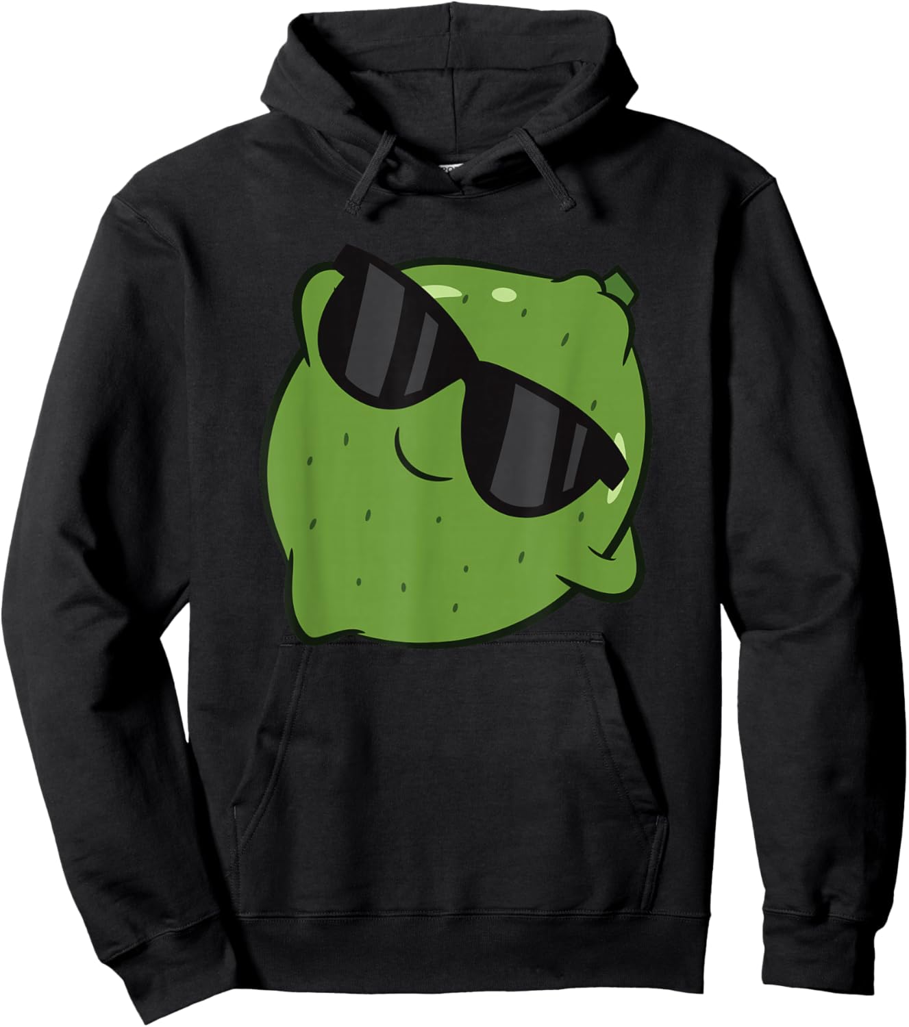 Cute Lime Fruit Relaxing Lazy Lime Hoodie - Hoodie | Black