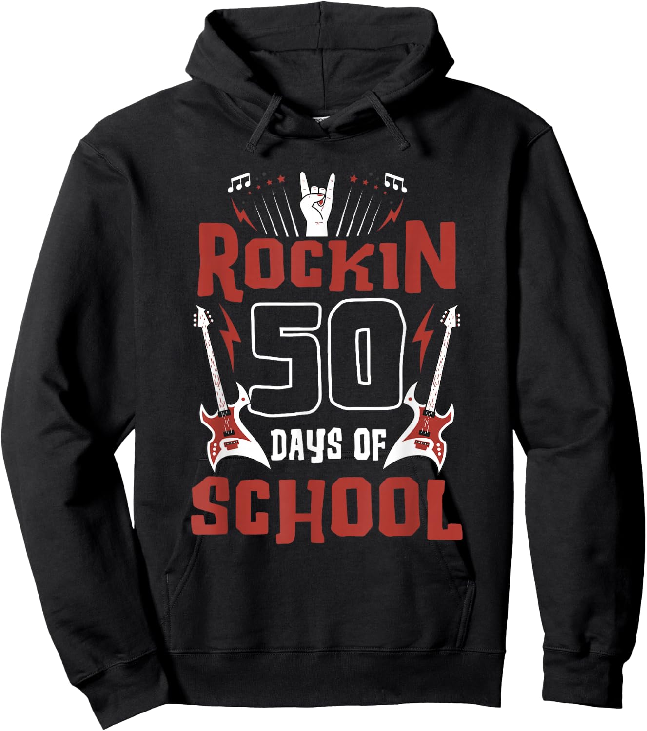 Rockin 50 Days Smarter Hoodie - Hoodie | Black