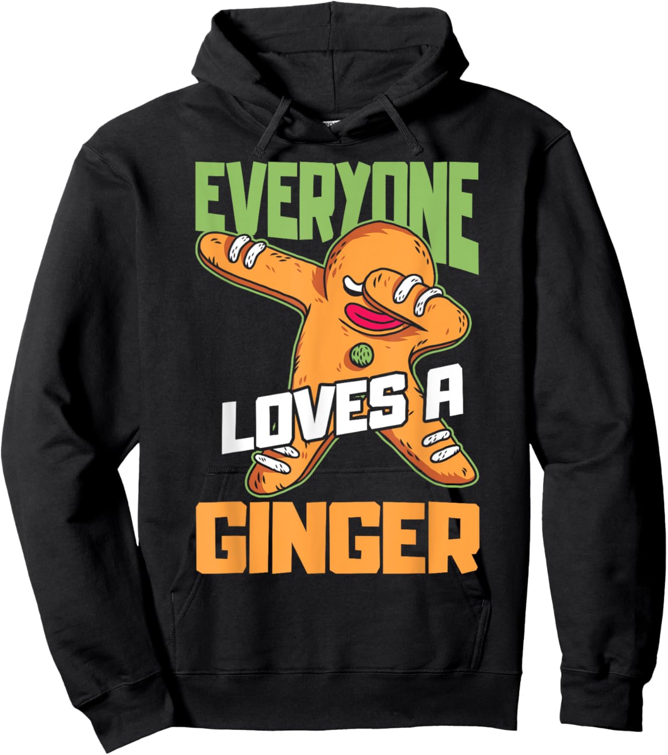 Everyone Loves a Ginger Vintage Christmas Hoodie - Hoodie | Black