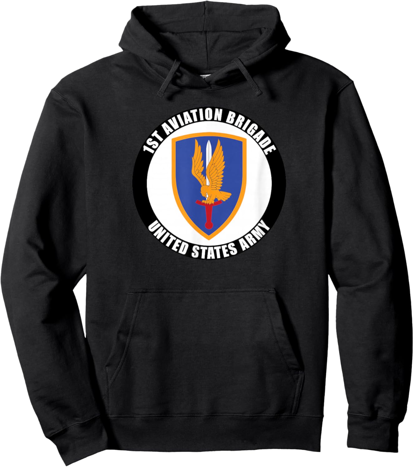 1st Aviation Brigade United States Army Military Veteran Hoodie - Hoodie | Black