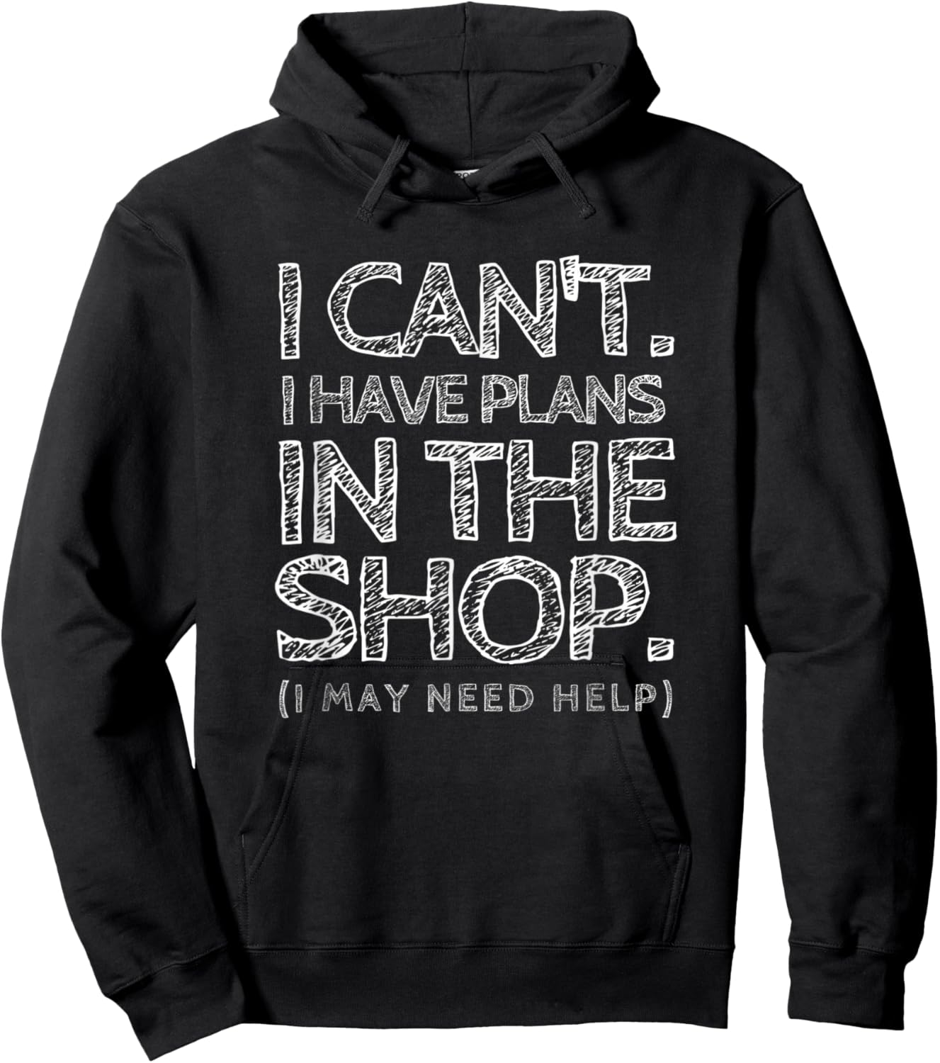 I Cant I Have Plans in the Shop Shirt Funny Auto Mechanic Hoodie - Hoodie | Black