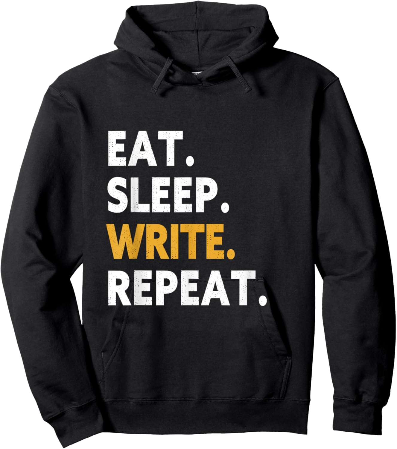 Eat Sleep Write Repeat Hoodie - Hoodie | Black