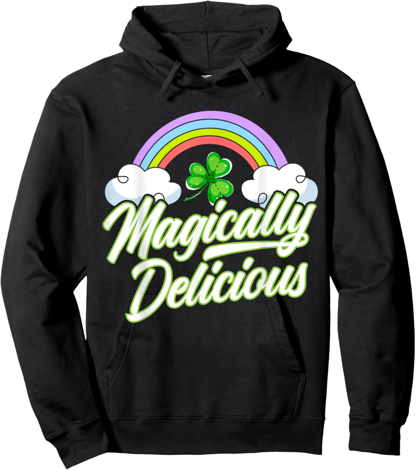 Magically Delicious Shenanigan Saint Patrick's Day Irish Hoodie - Hoodie | Black