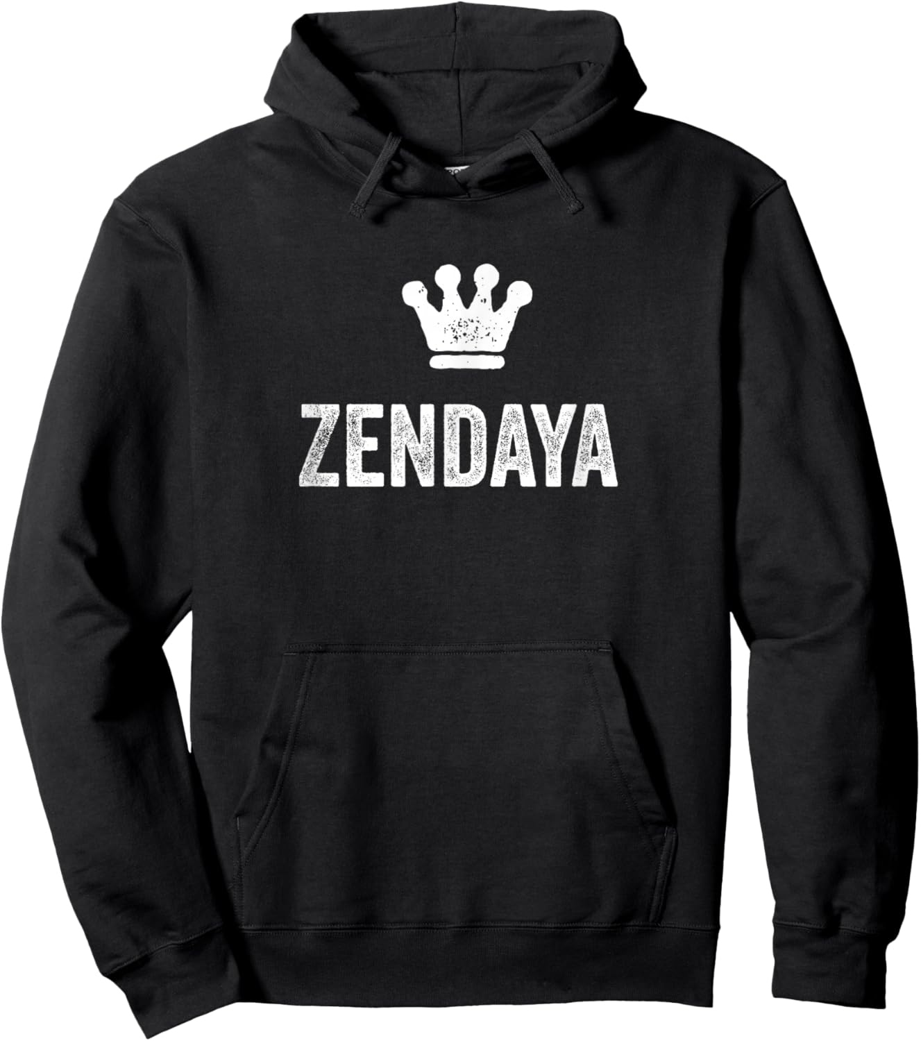 Zendaya the Queen / Crown & Name Called Zendaya Hoodie - Hoodie | Black