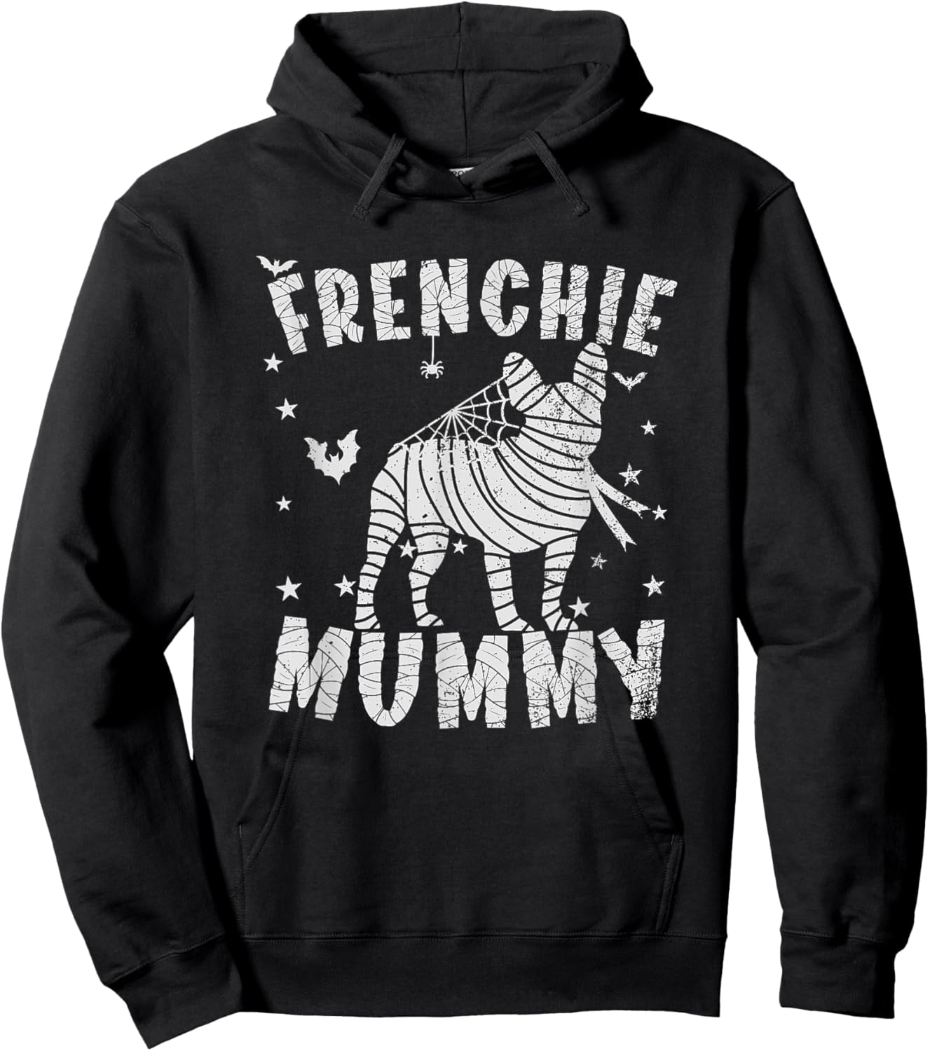French Bulldog Mummy - Halloween Hoodie - Hoodie | Black