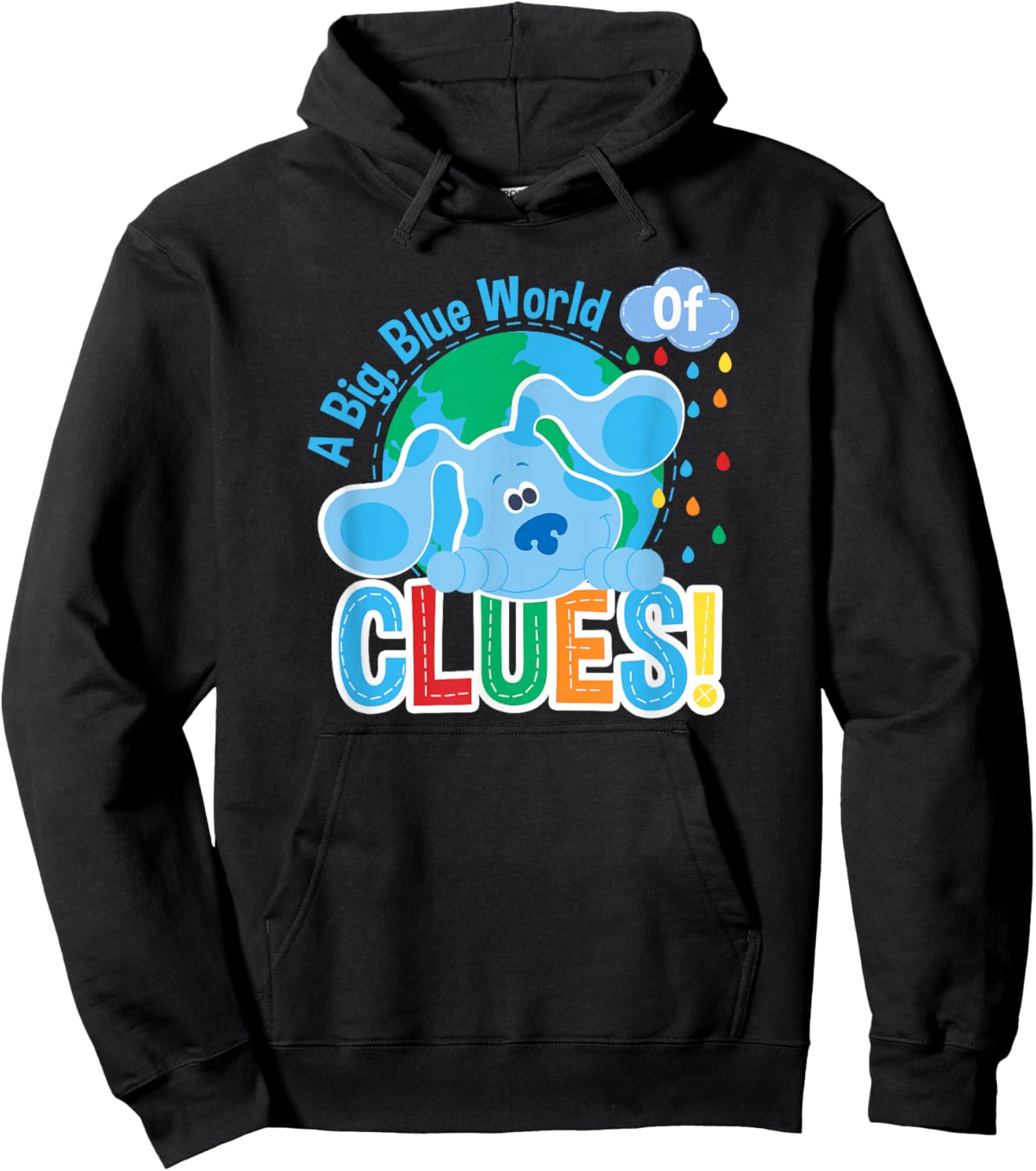 Blue's Clues A Big Blue World of Clues Hoodie - Hoodie | Black