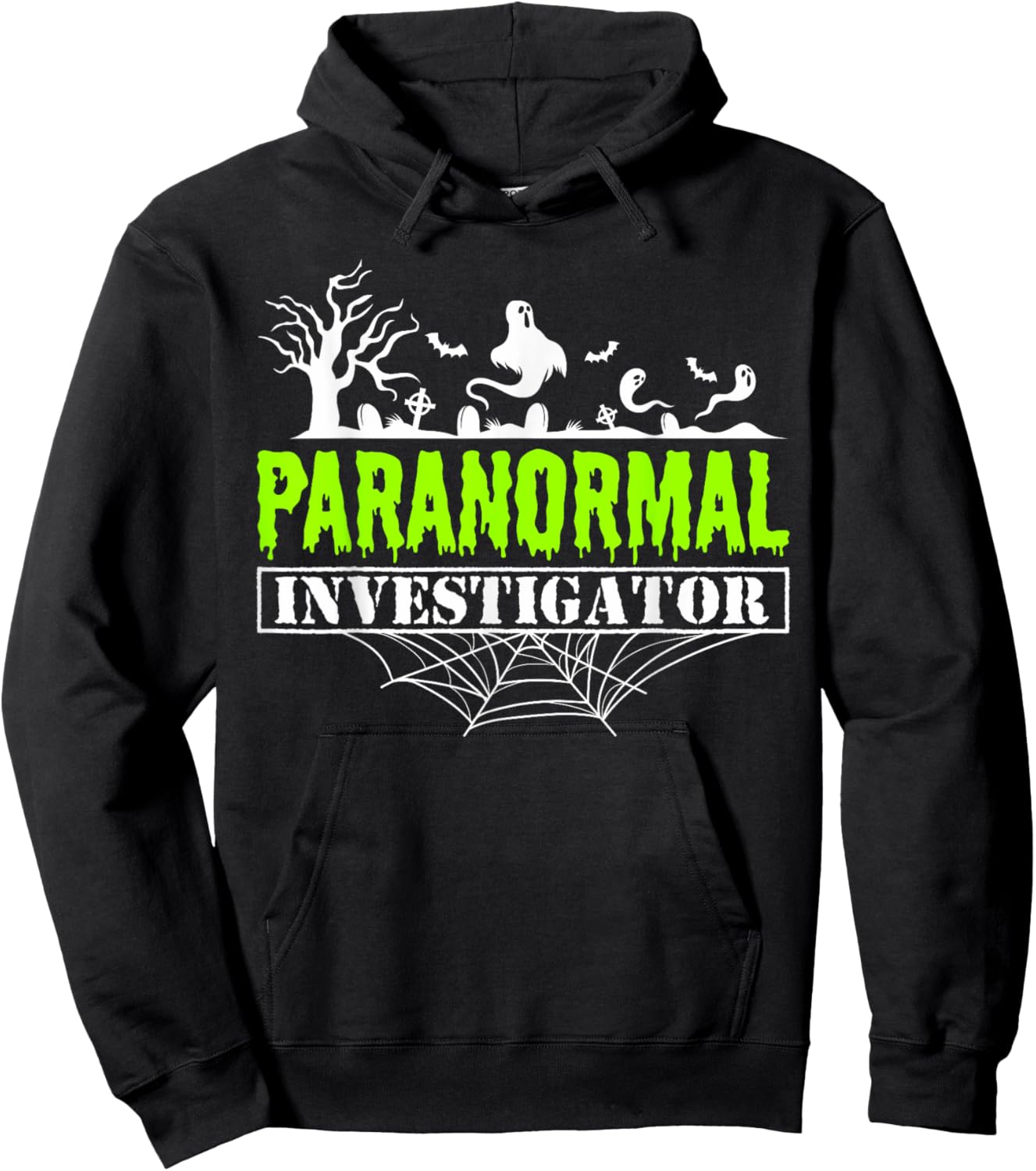 Paranormal Investigator Ghost Hunting Ghost Hunter Hoodie - Hoodie | Black