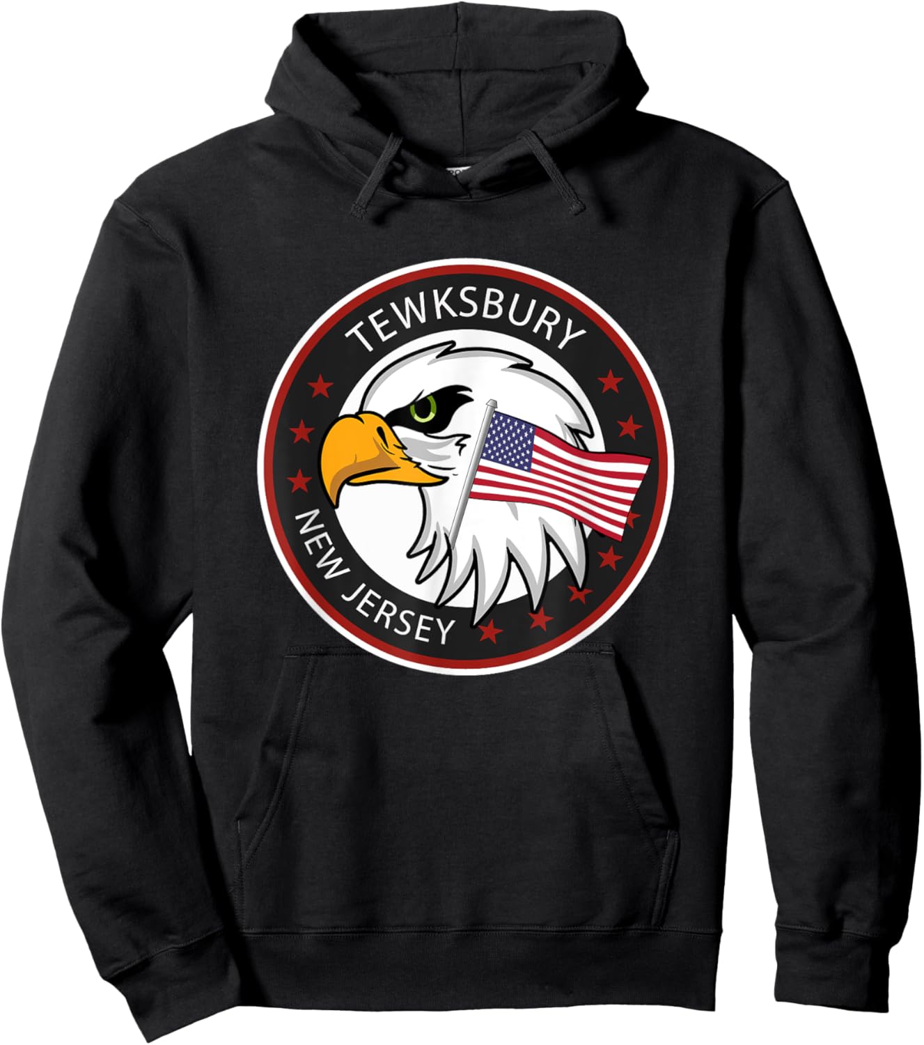 Tewksbury NJ New Jersey Hoodie - Hoodie | Black