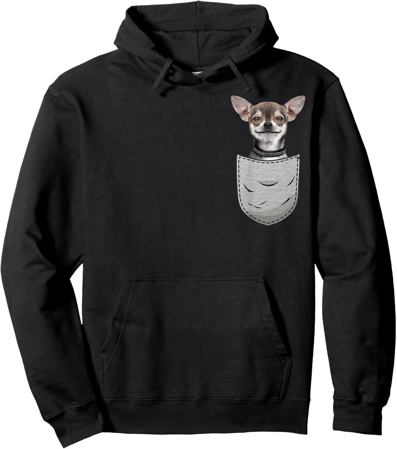 Chihuahua Chi Chi Hua hua Techichi Pocket Dog Owners Men Women Girls Kids Hoodie - Hoodie | Black