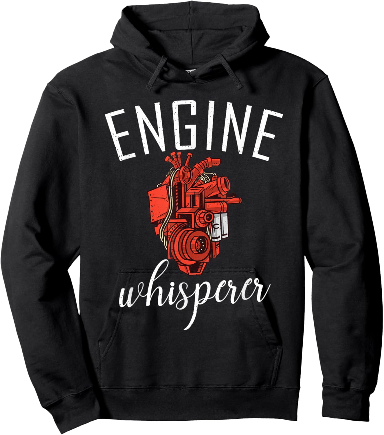 Engine Whisperer Repair Mechanic Hoodie - Hoodie | Black