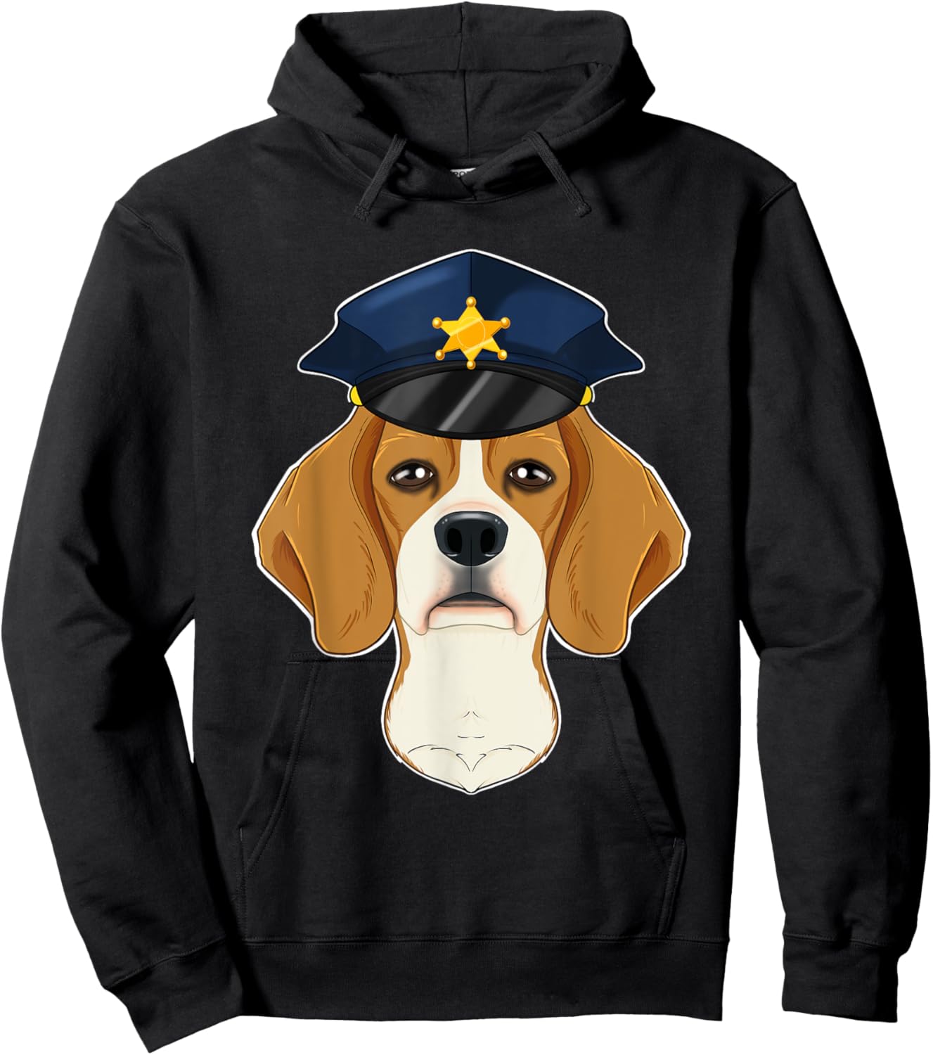Canine Handler I Police Dog I Police Beagle Hoodie - Hoodie | Black
