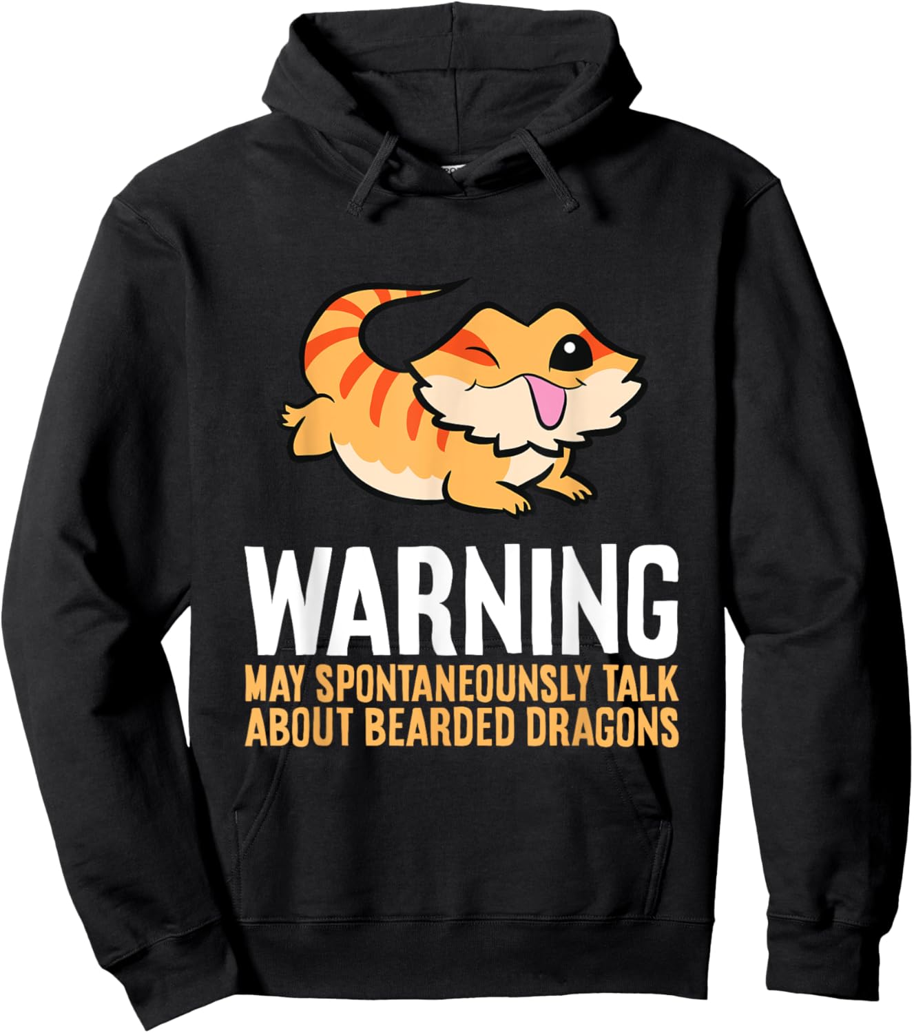 Bearded Dragon Reptile Will Talk About Bearded Dragons Hoodie - Hoodie | Black