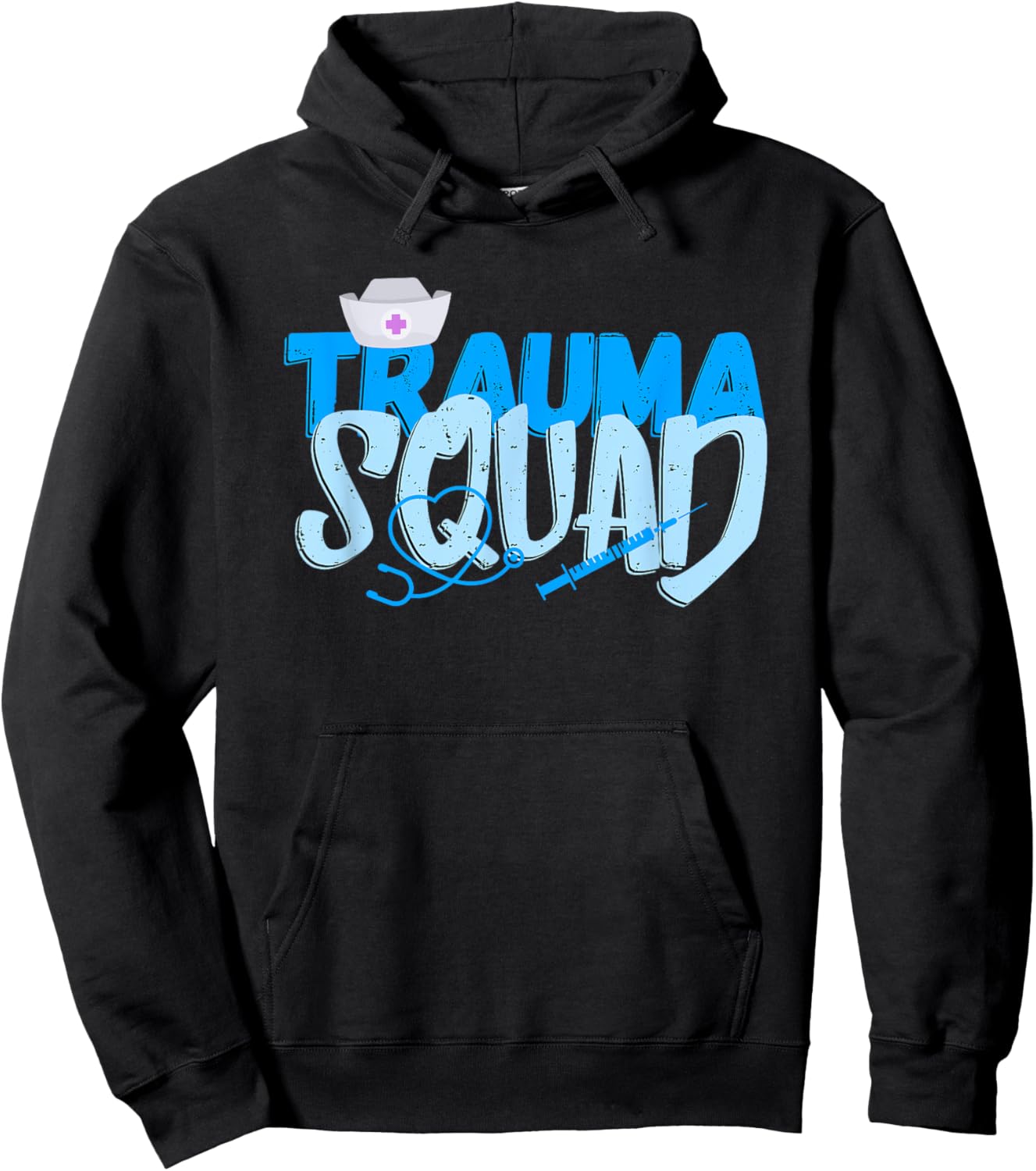 Trauma Nurse Medical Trauma Squad Nursing Hoodie - Hoodie | Black