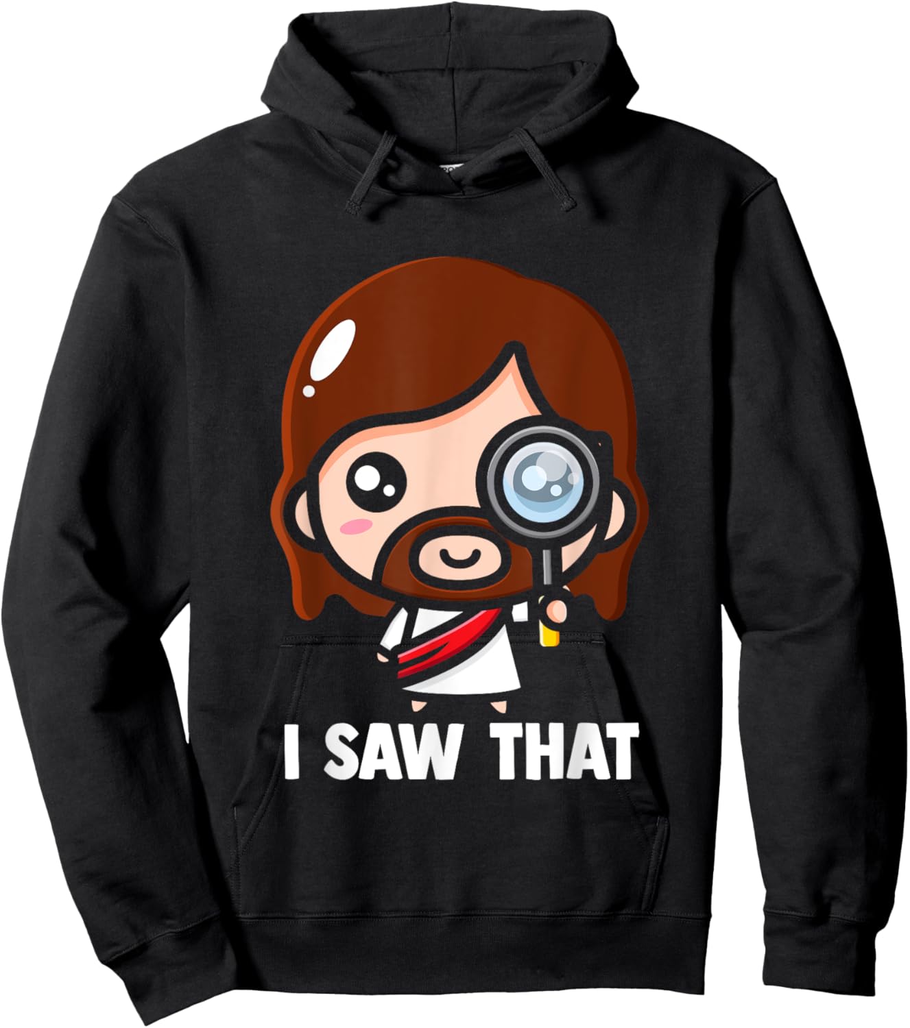 Jesus - I saw that Funny Christian Meme Hoodie - Hoodie | Black