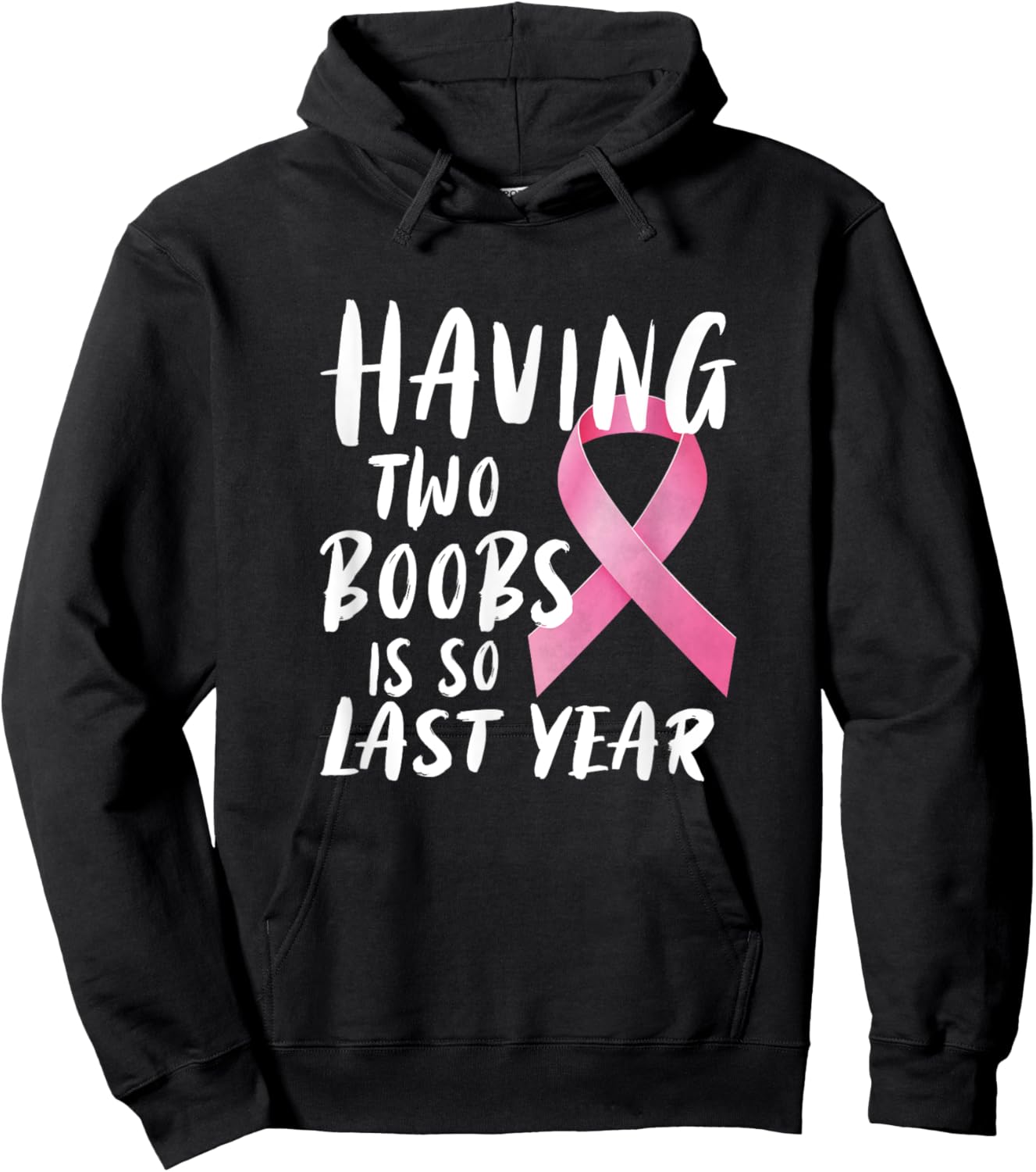 Funny Breast Cancer Design - Mastectomy Recovery Hoodie - Hoodie | Black