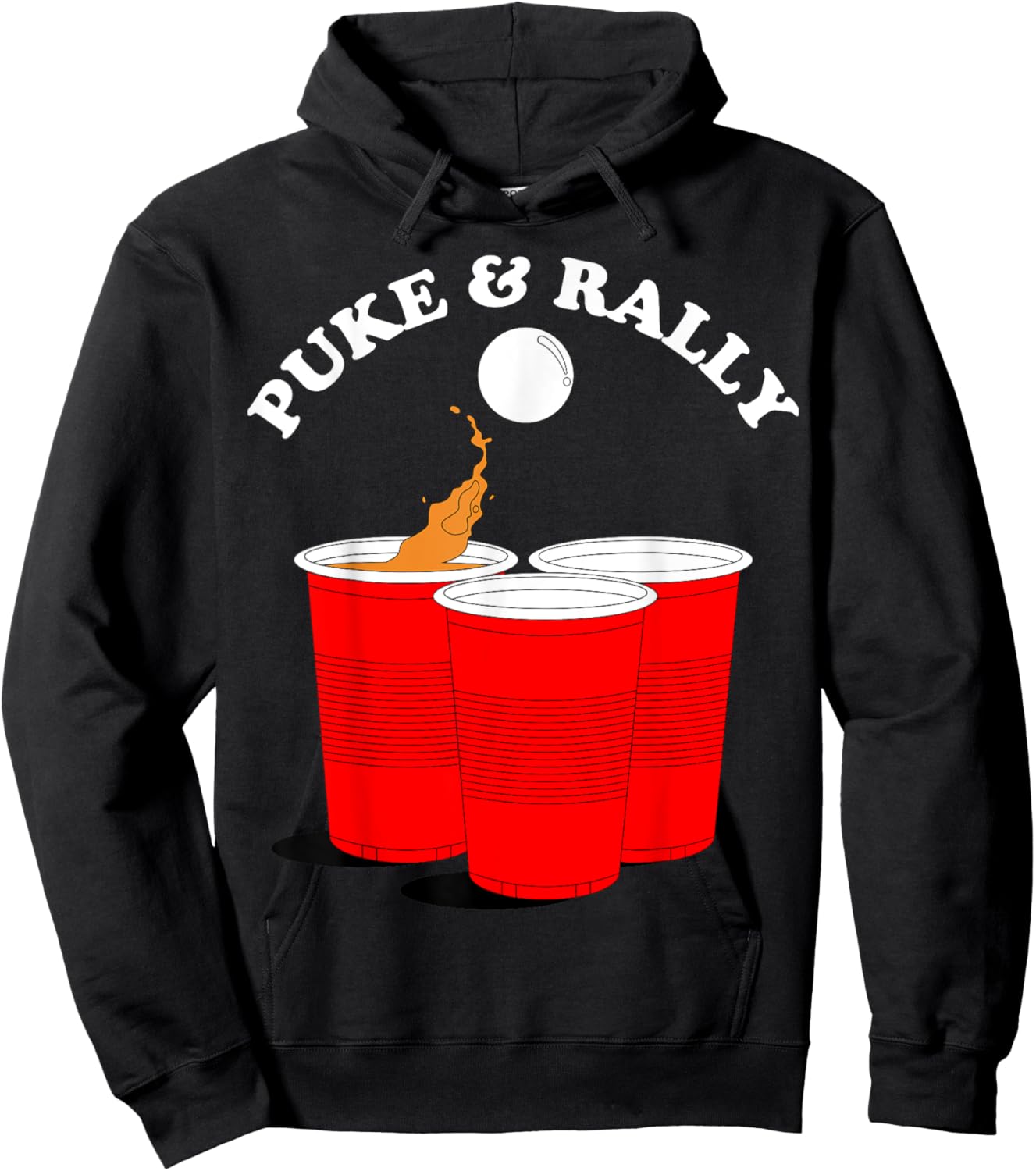 Puke and Rally Hoodie - Hoodie | Black