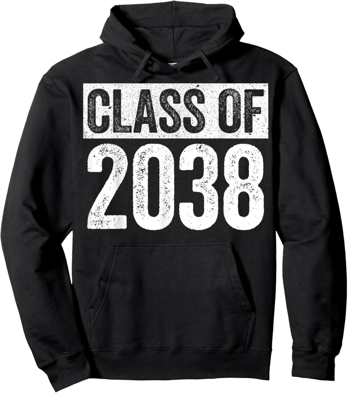 Class Of 2038 Shirt Senior 2038 Graduation Hoodie - Hoodie | Black