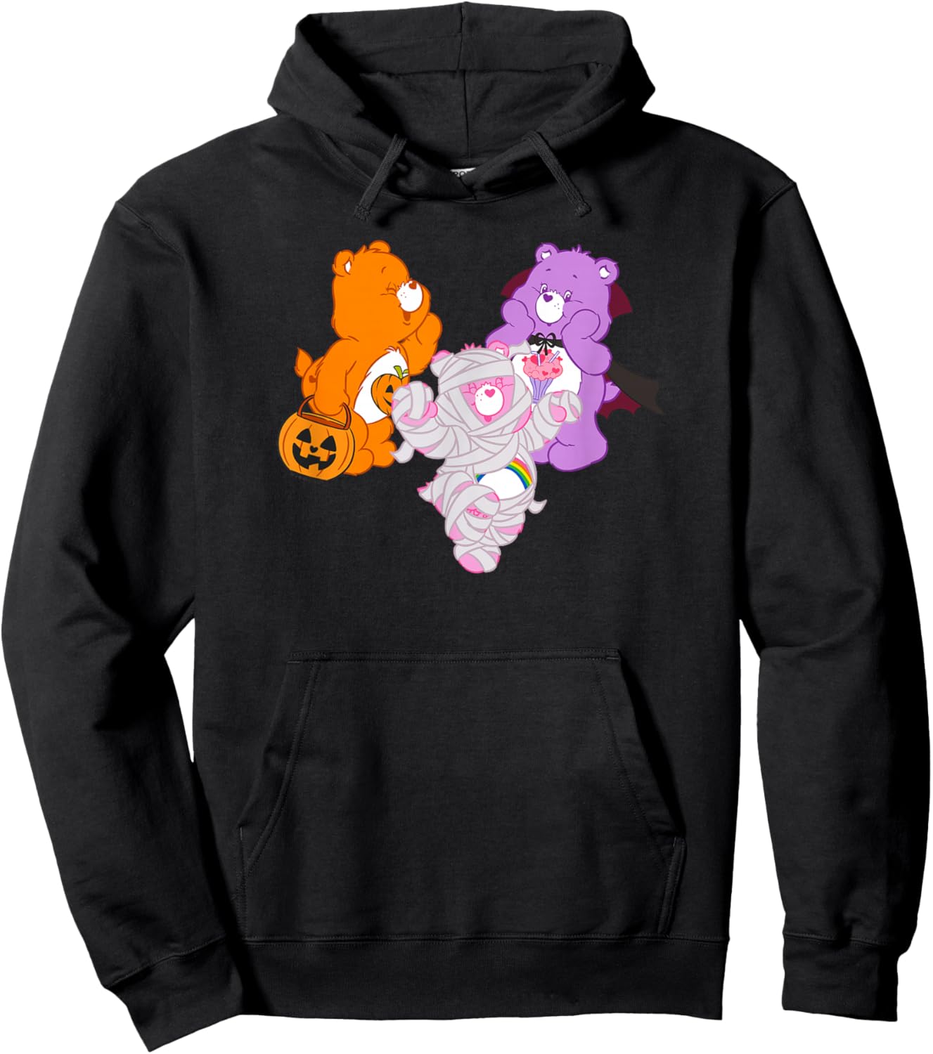 Care Bears Halloween Trick-or-Sweet Spooky Costume Group Hoodie - Hoodie | Black