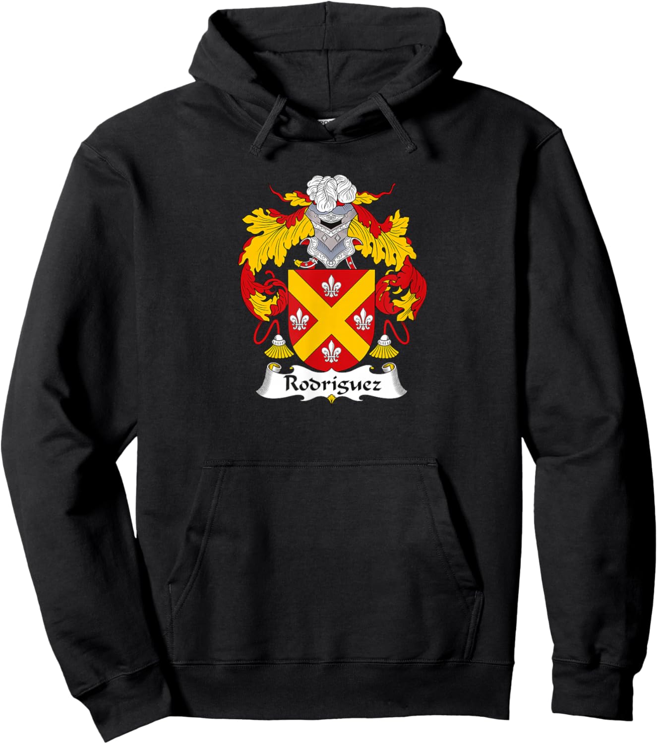 Rodriguez Coat of Arms - Family Crest Hoodie - Hoodie | Black