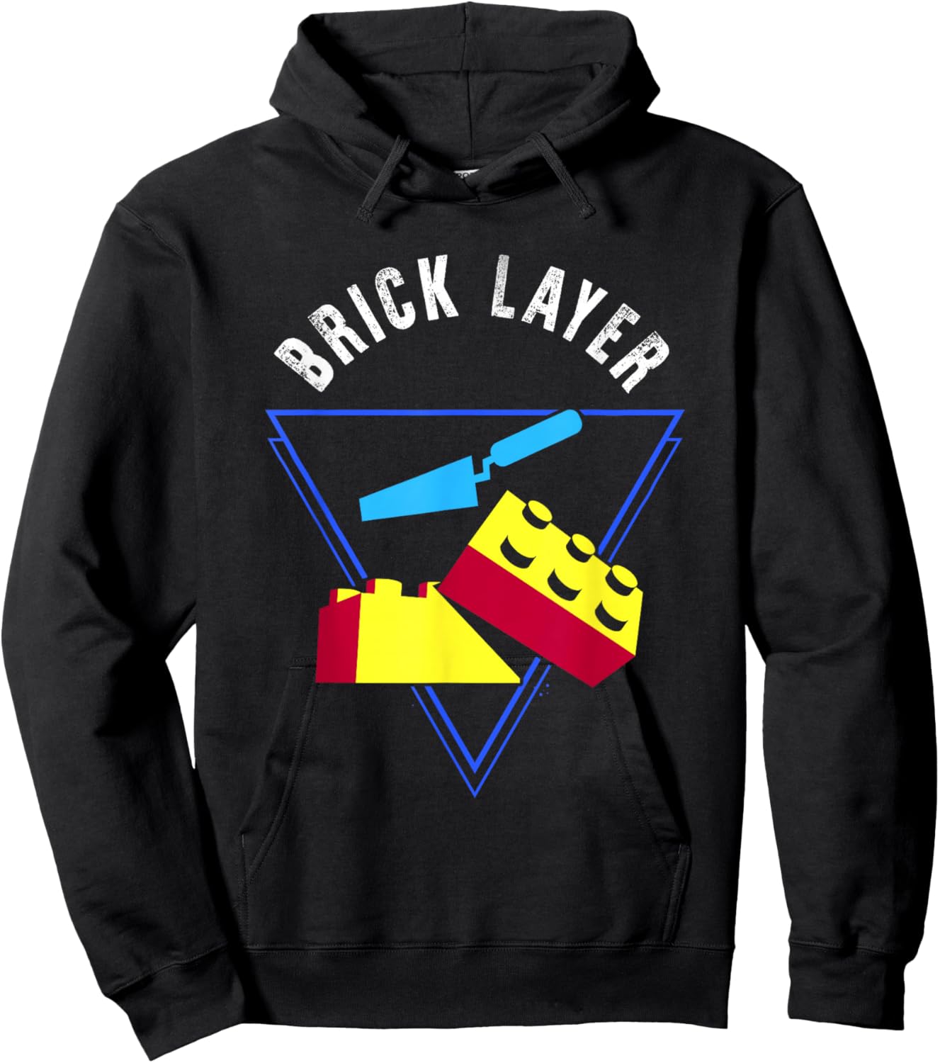 Brick Layer Big Building Blocks Engineer Toy Master Builder Hoodie - Hoodie | Black